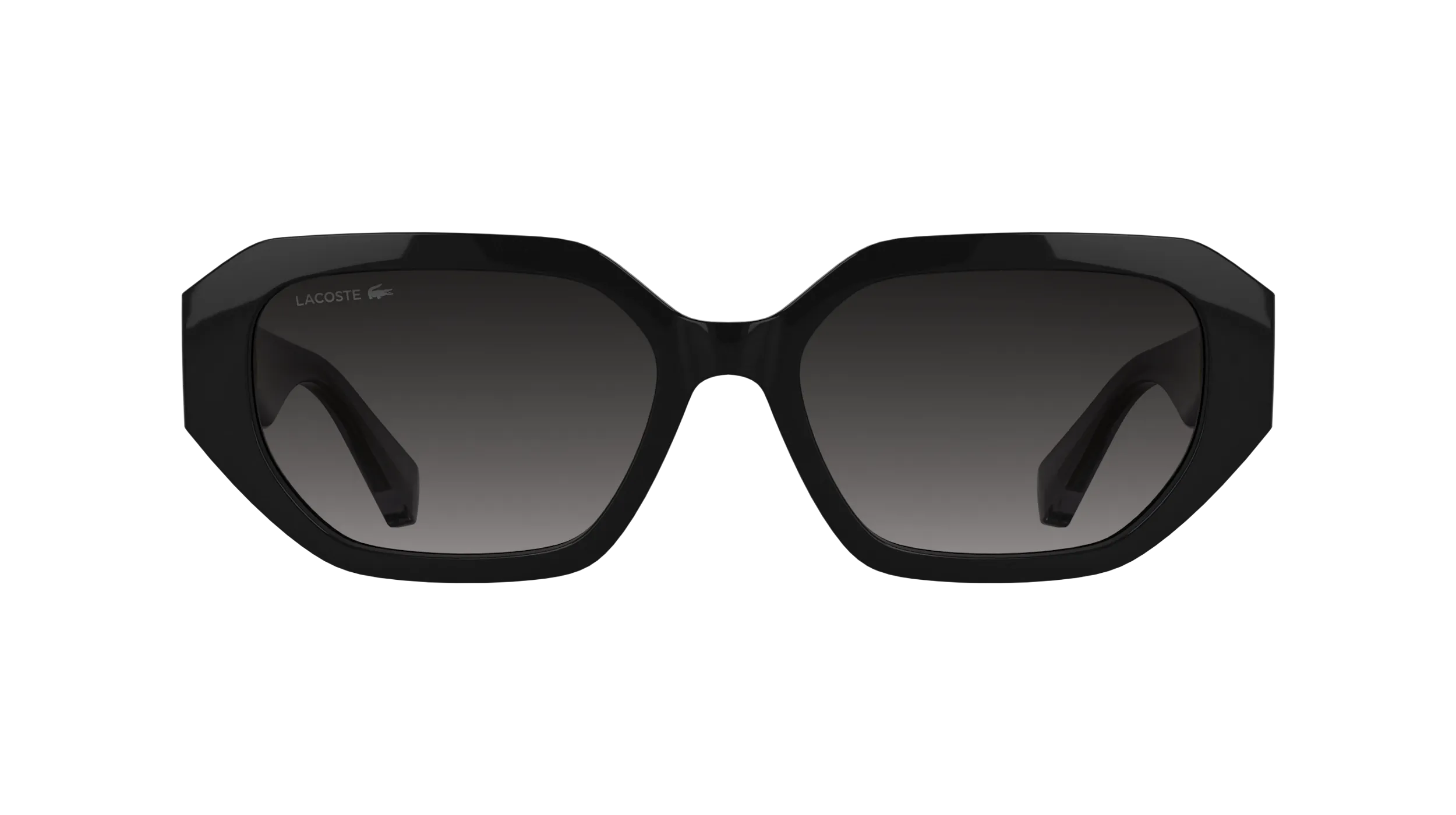 Lacoste L6091S 001 Occhiali da sole Bio-iniettato Nero Squadrata Normale - immagine 2