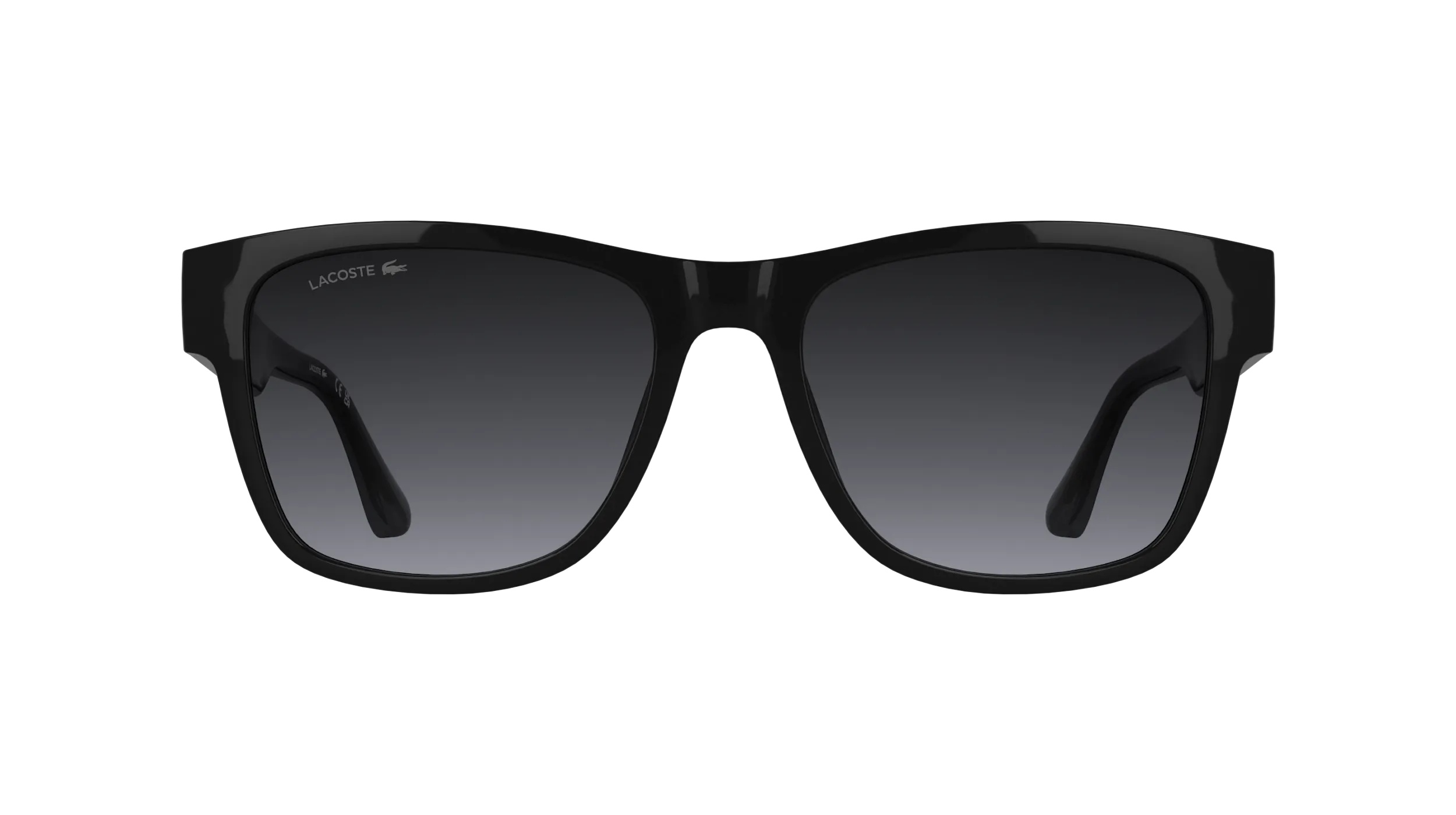 Lacoste L6084S 001 Occhiali da sole Bio-iniettato Nero Squadrata Normale - immagine 2