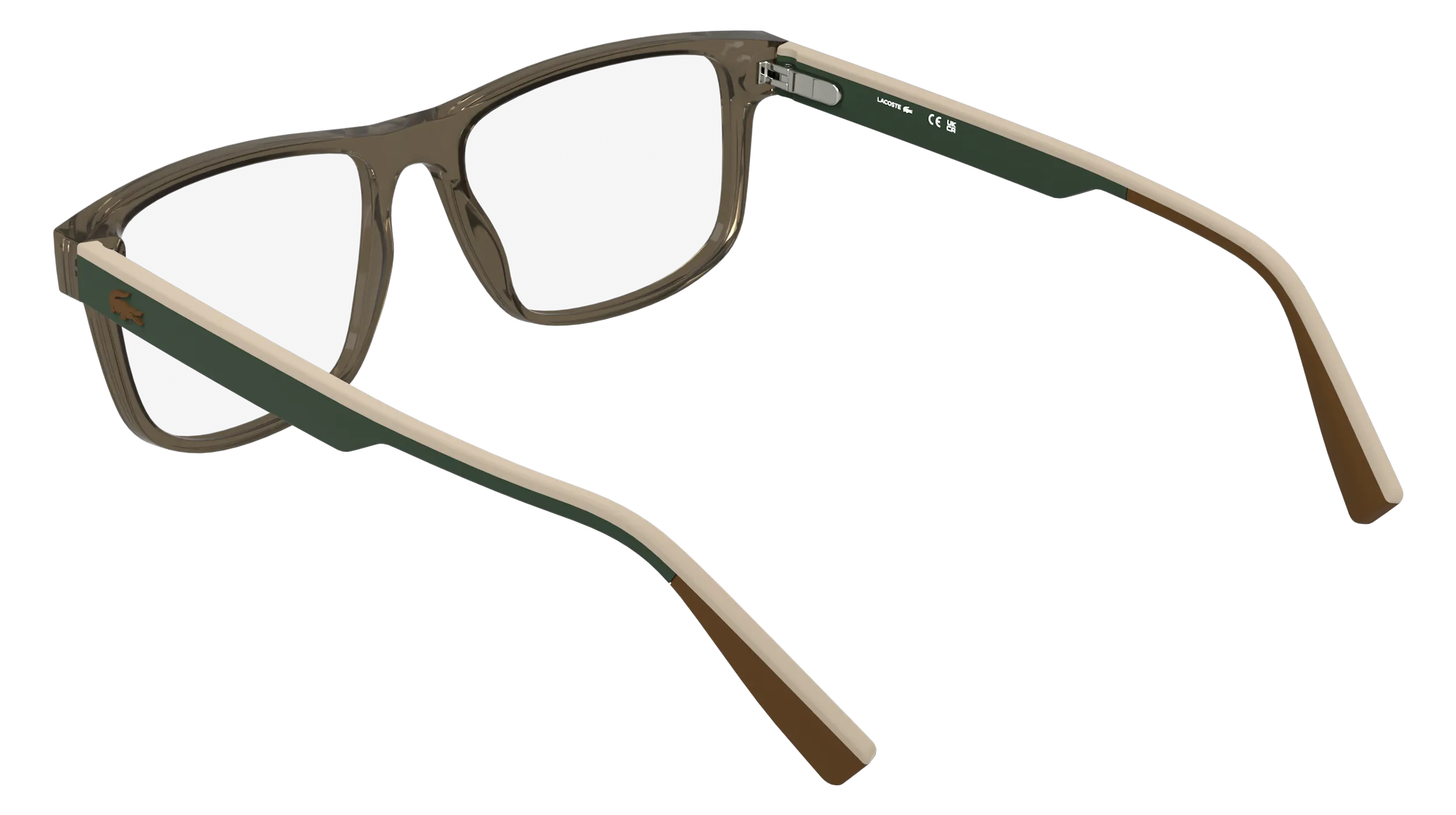 Lacoste L4011 200 Montature da vista Bio-iniettato Marrone Squadrata Normale - immagine 4