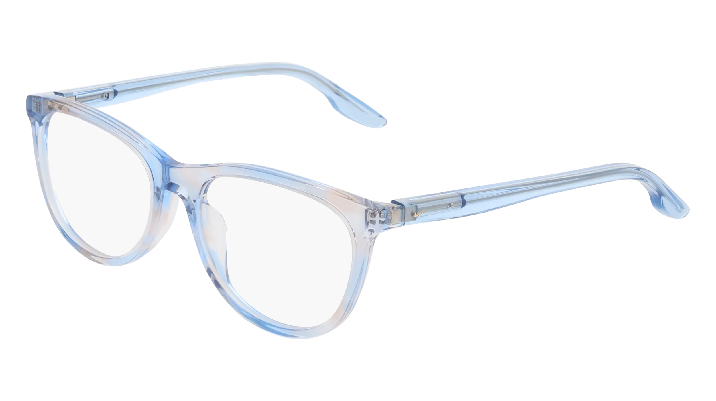 Nike Junior Nike NIKE 5070 455 Montature da vista bambino Acetato Blu Cat Eye Normale - immagine 1