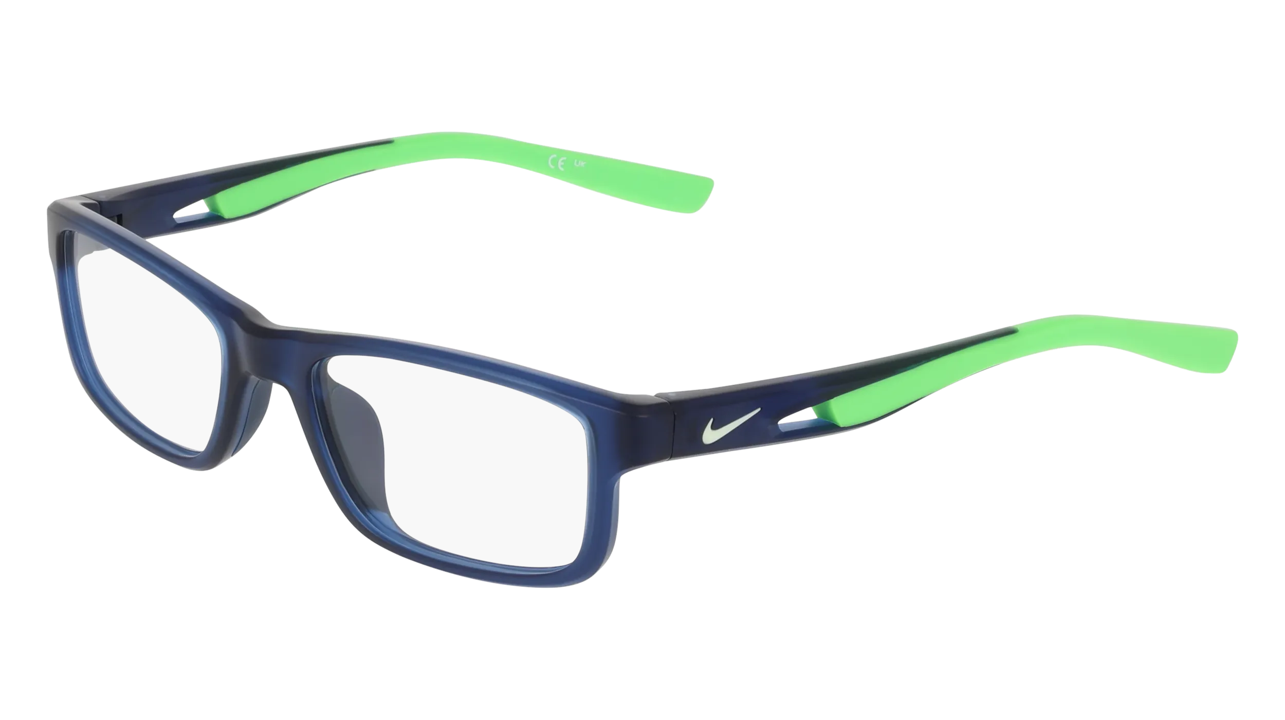 Nike Junior Nike NIKE 5102 410 Montature da vista bambino Bio-iniettato Blu Squadrata Normale - immagine 1