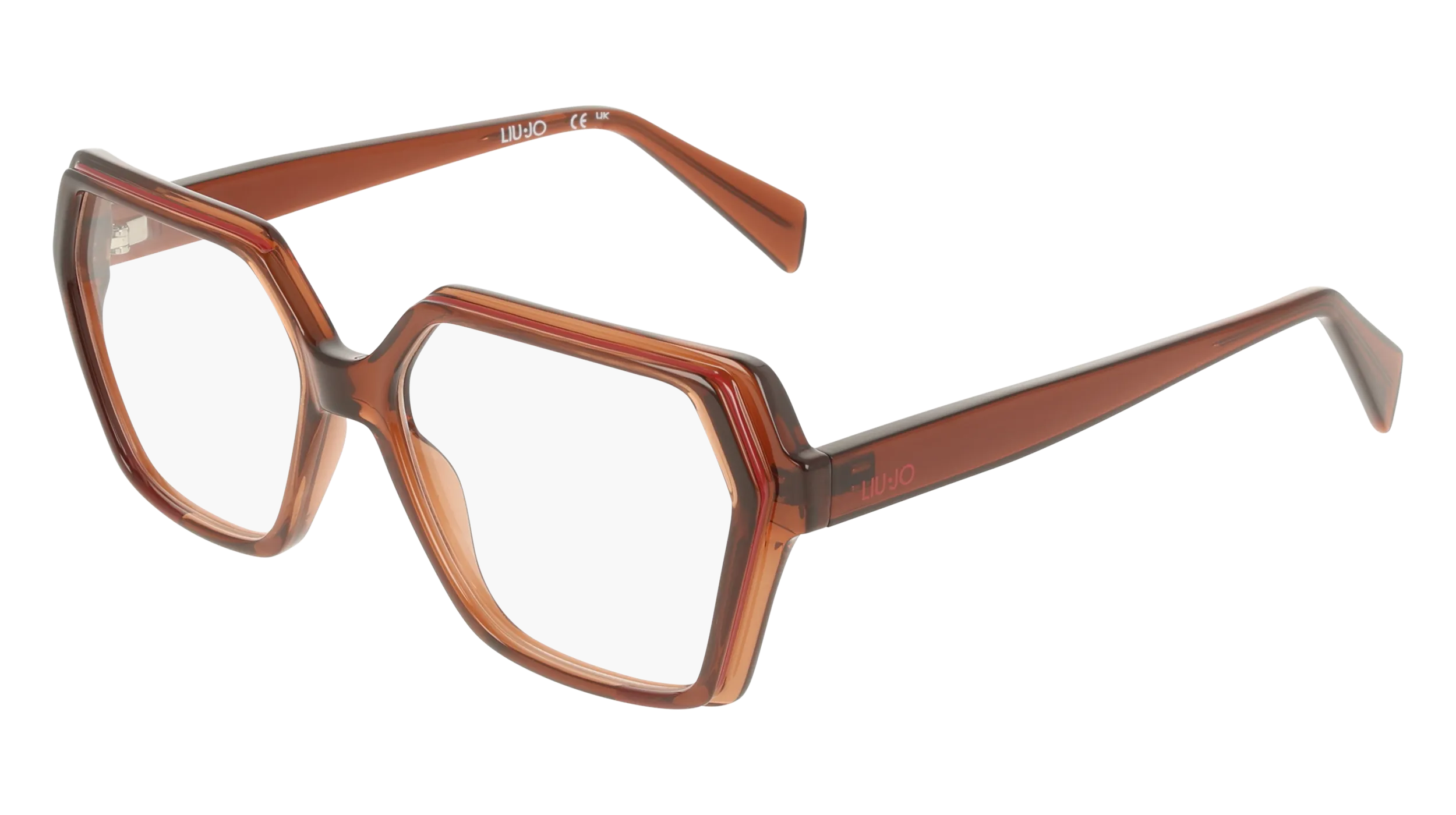 Liu Jo LJ2844 200 Montature da vista Bio-iniettato Marrone Squadrata Normale - immagine 1