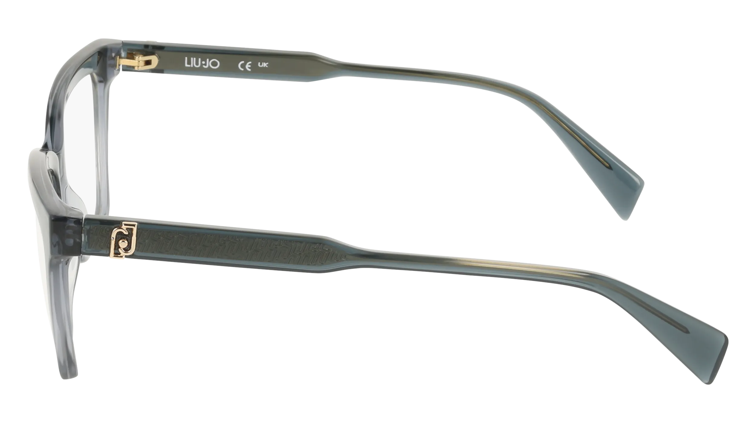 Liu Jo LJ2840 039 Montature da vista Acetato Grigio Cat Eye Normale - immagine 3