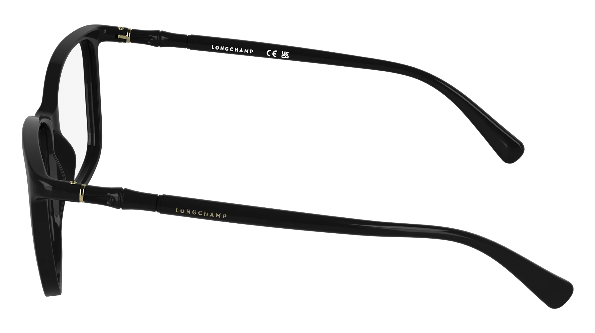 LONGCHAMP LO2801 001 Montature da vista Bio-iniettato Nero Squadrata Normale - immagine 3