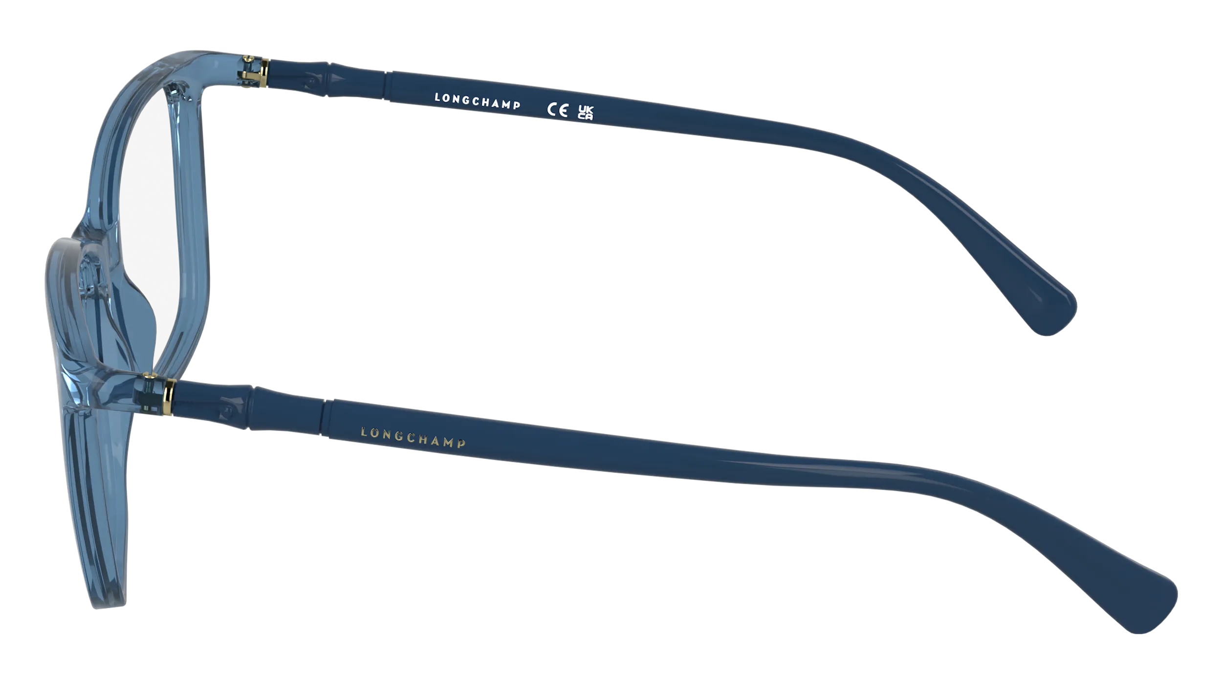 LONGCHAMP LO2801 400 Montature da vista Bio-iniettato Blu Squadrata Normale - immagine 3