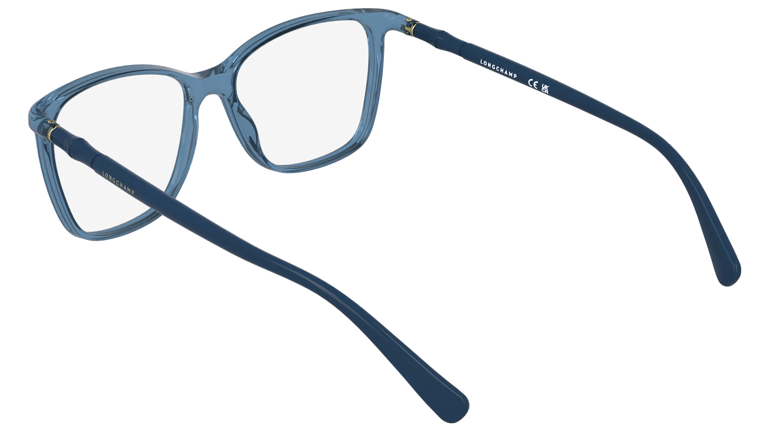 LONGCHAMP LO2801 400 Montature da vista Bio-iniettato Blu Squadrata Normale - immagine 4
