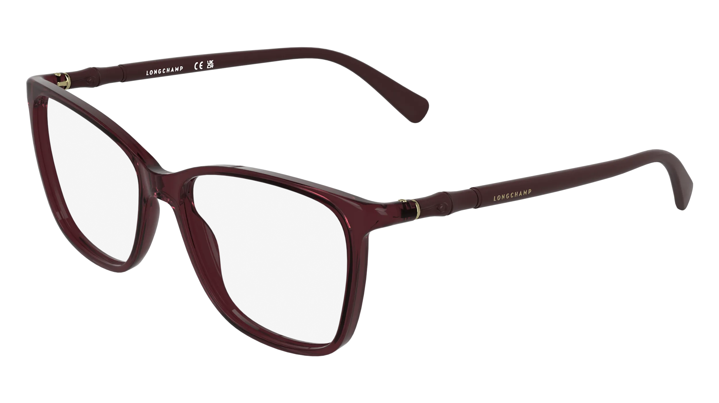 LONGCHAMP LO2801 601 Montature da vista Bio-iniettato Bordeaux Squadrata Normale - immagine 1