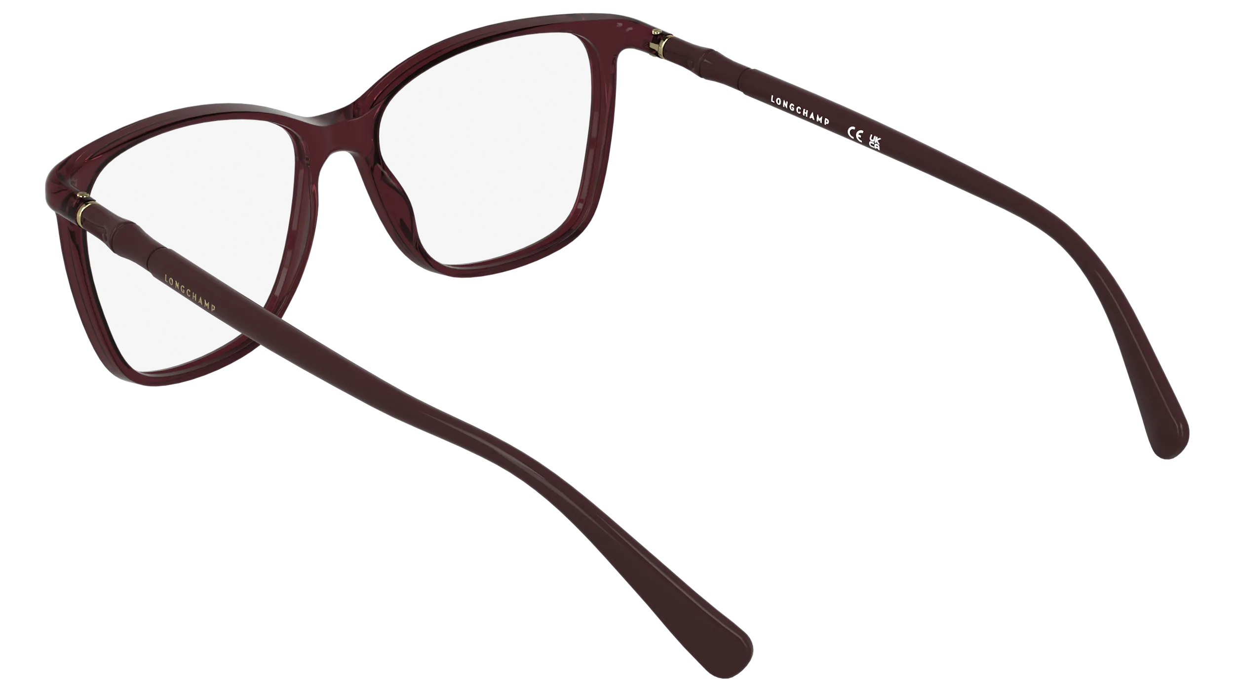 LONGCHAMP LO2801 601 Montature da vista Bio-iniettato Bordeaux Squadrata Normale - immagine 4