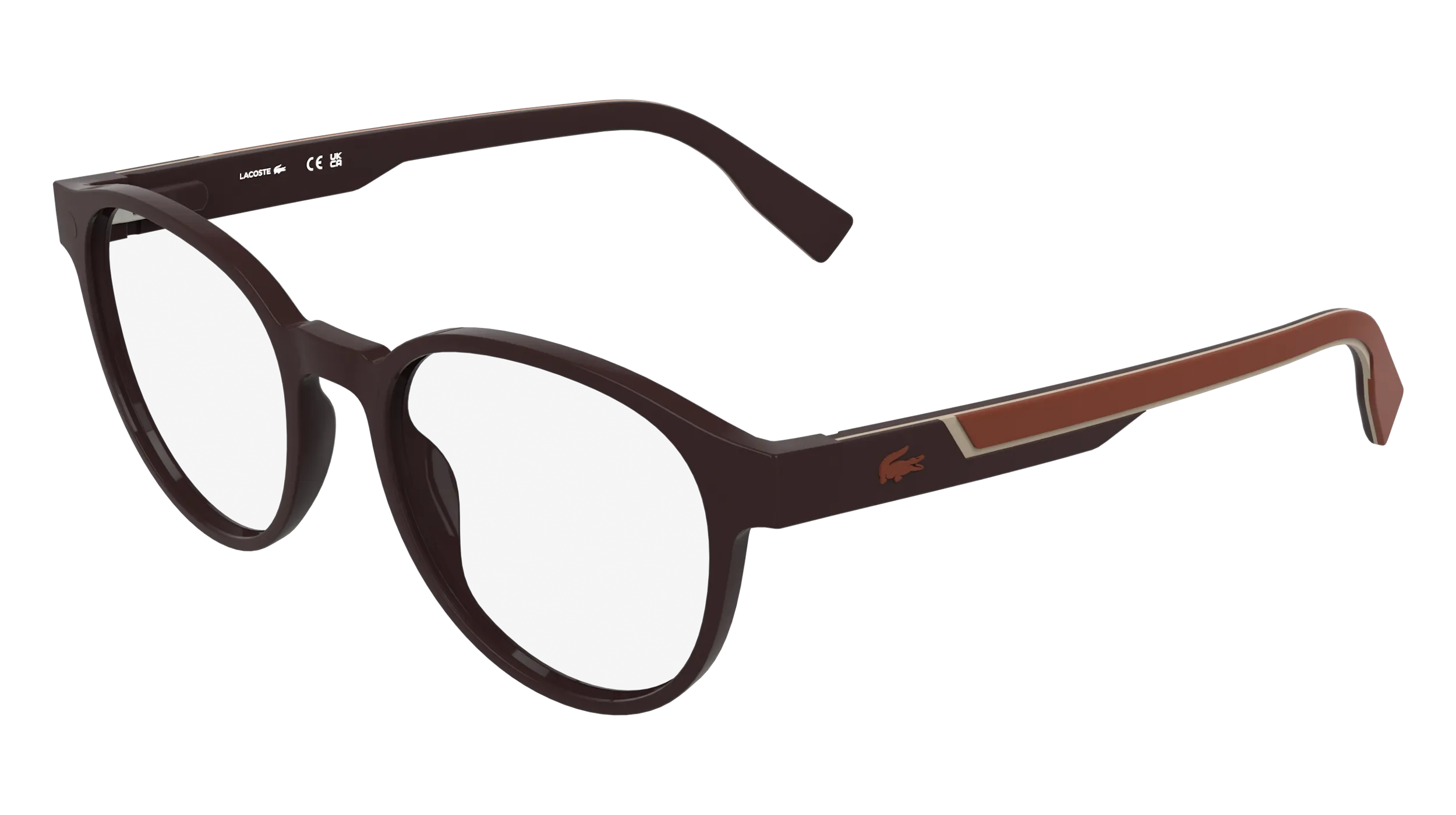 Lacoste L4009MAG-SET 601 Montature da vista Bio-iniettato Bordeaux Marrone Squadrata Normale - immagine 1