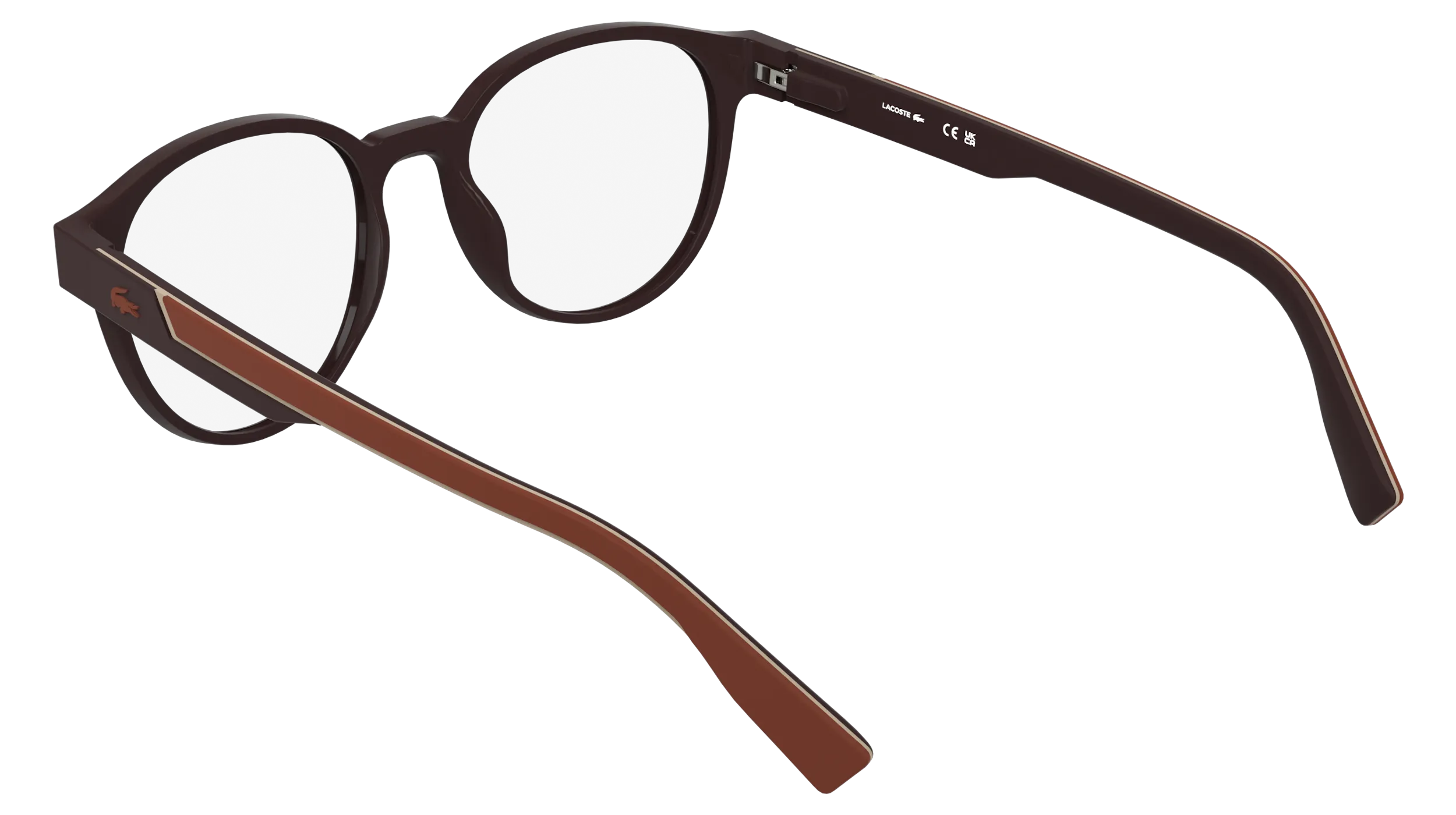 Lacoste L4009MAG-SET 601 Montature da vista Bio-iniettato Bordeaux Marrone Squadrata Normale - immagine 4