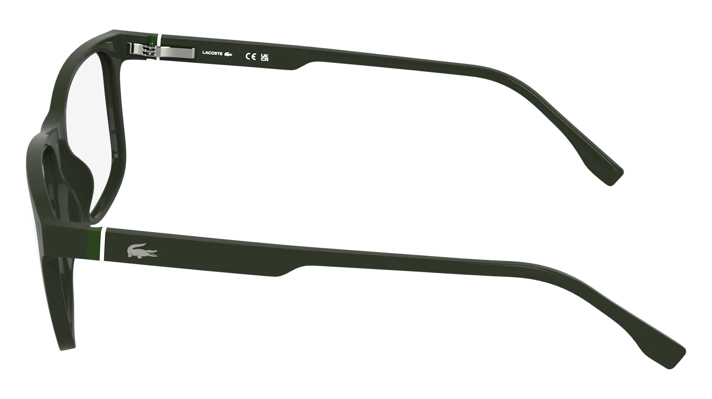 Lacoste L4007MAG-SET 301 Montature da vista Bio-iniettato Verde Squadrata Normale - immagine 3