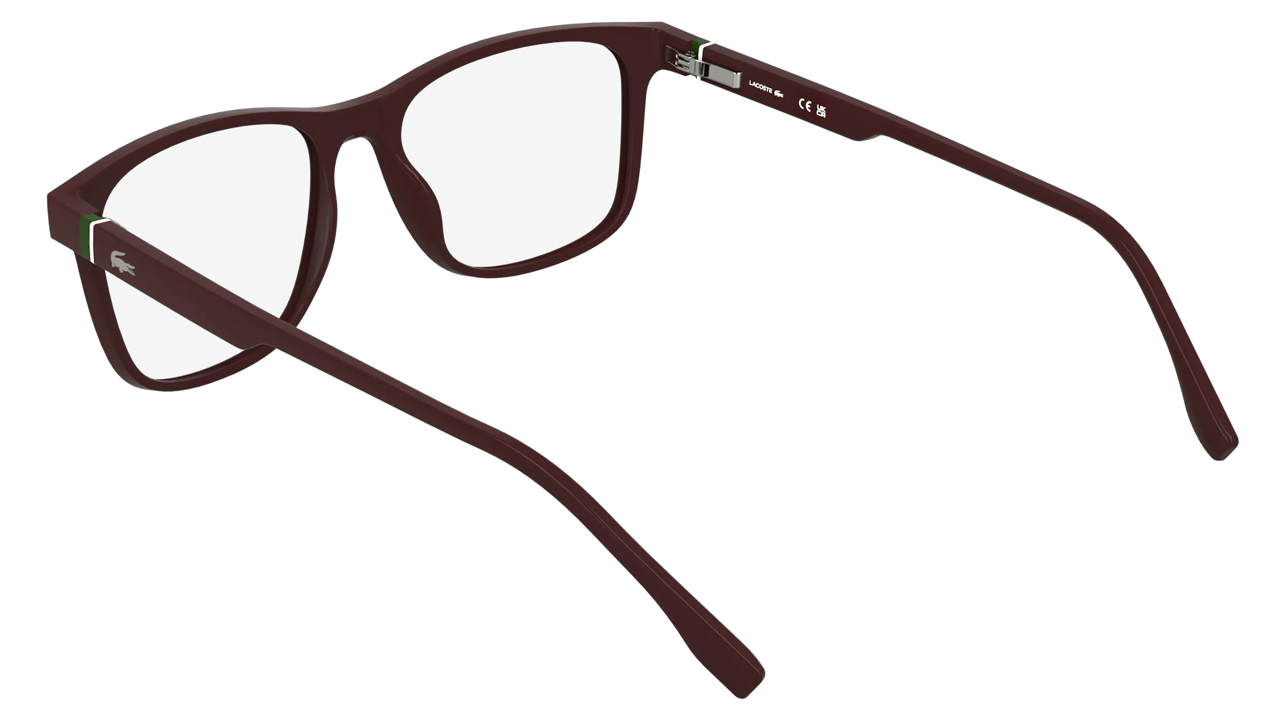 Lacoste L4007MAG-SET 601 Montature da vista Bio-iniettato Bordeaux Marrone Squadrata Normale - immagine 4