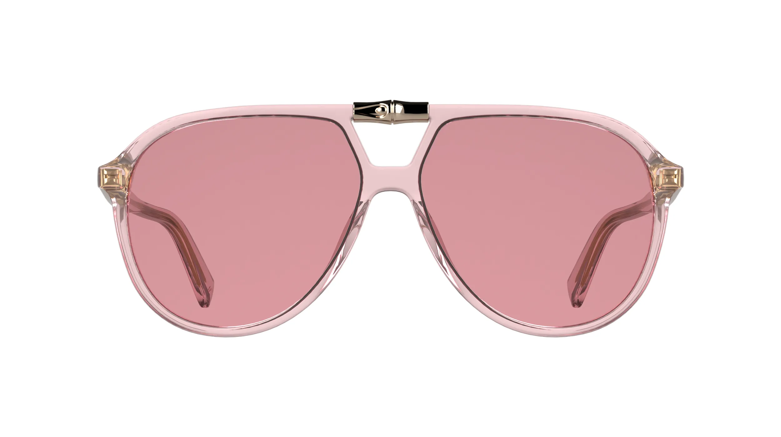 LONGCHAMP LO800S 650 Occhiali da sole Bio-iniettato Rosa Rosa Pilot Normale - immagine 2