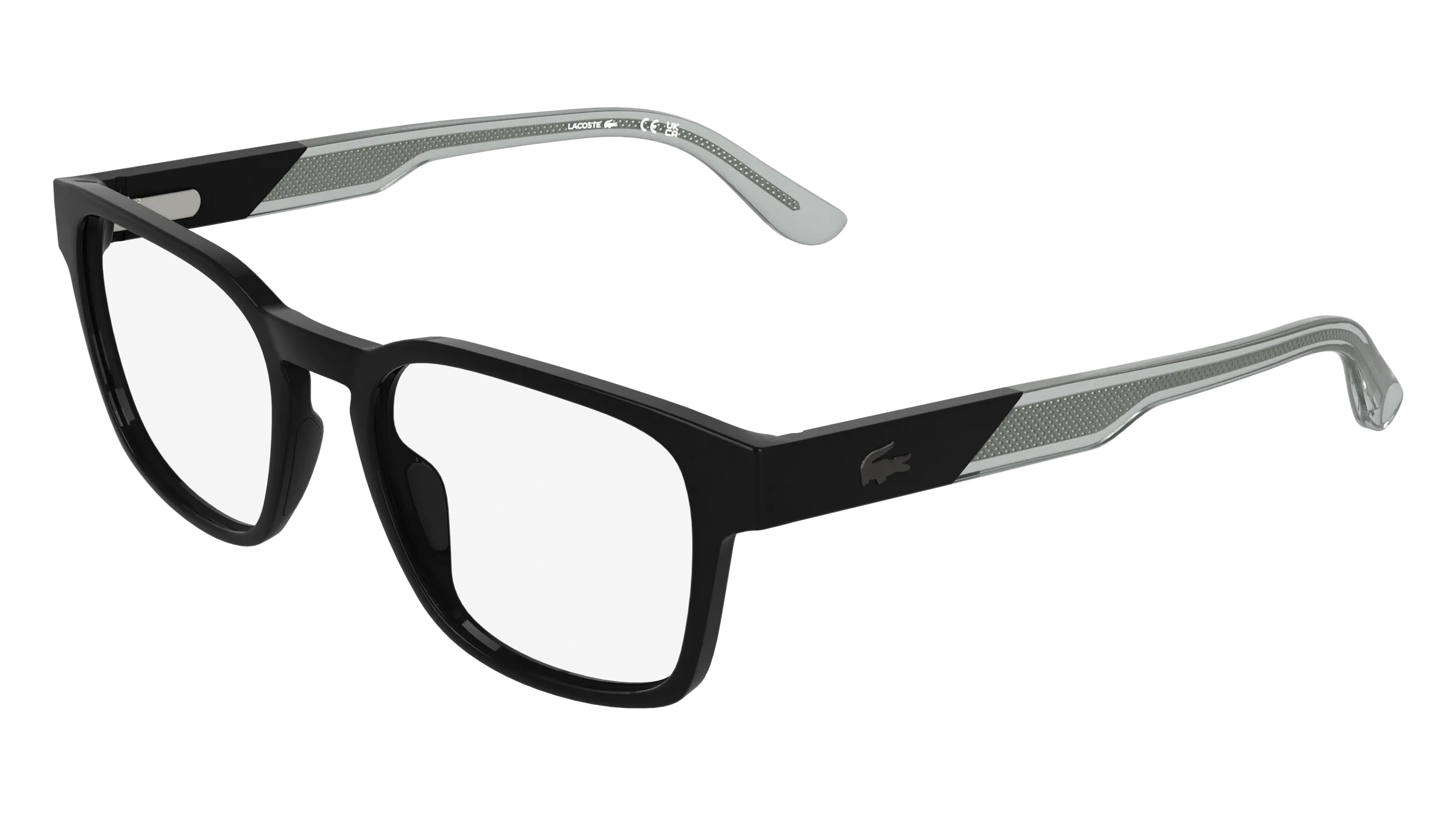 Lacoste L4010 001 Montature da vista Bio-iniettato Nero Squadrata Normale - immagine 1