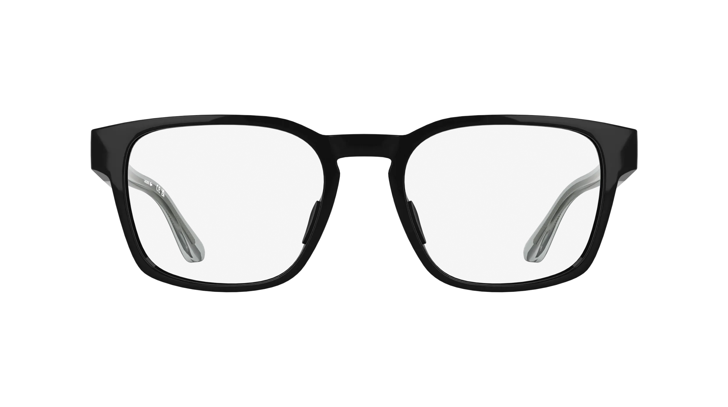 Lacoste L4010 001 Montature da vista Bio-iniettato Nero Squadrata Normale - immagine 2