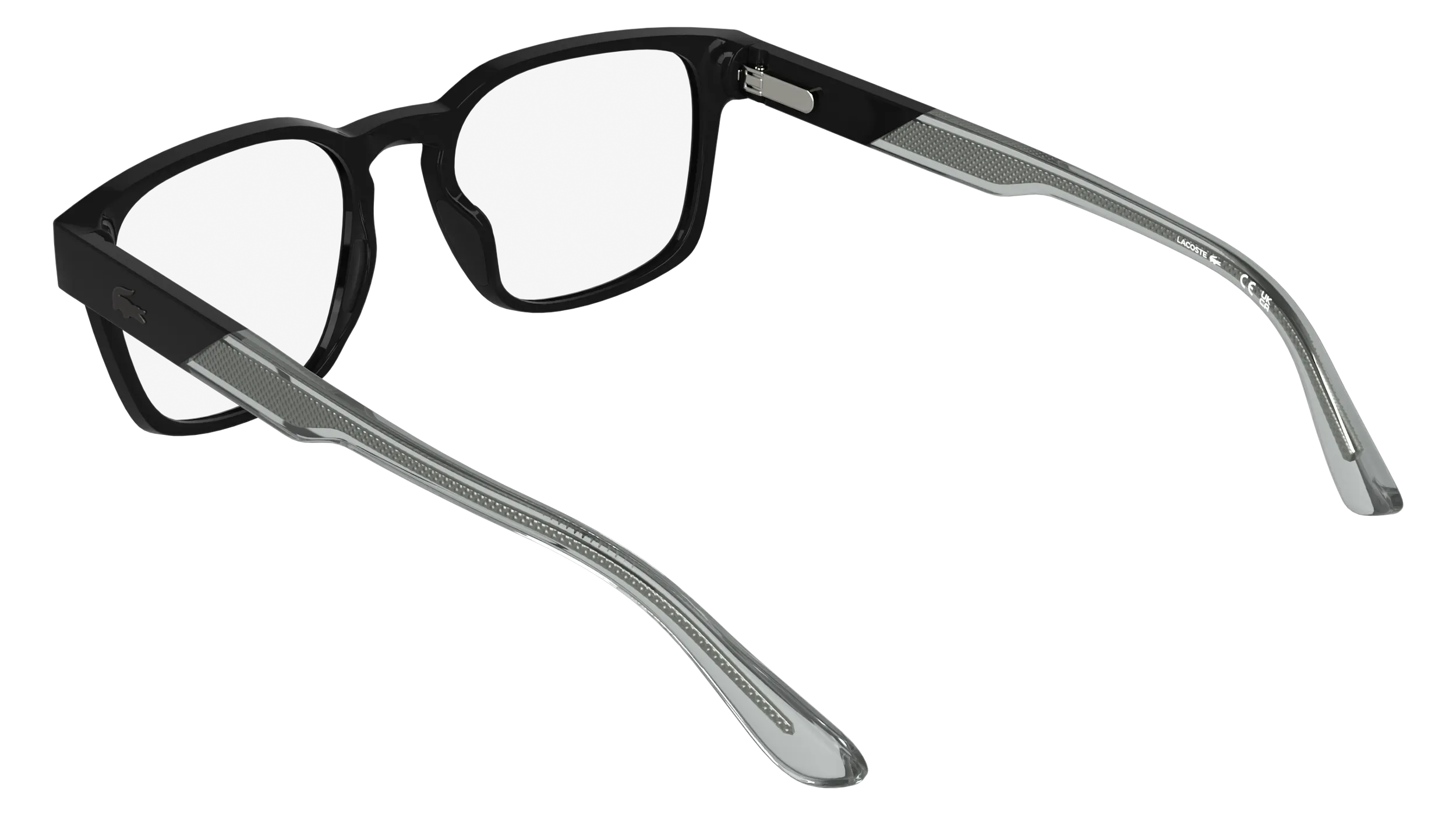 Lacoste L4010 001 Montature da vista Bio-iniettato Nero Squadrata Normale - immagine 4