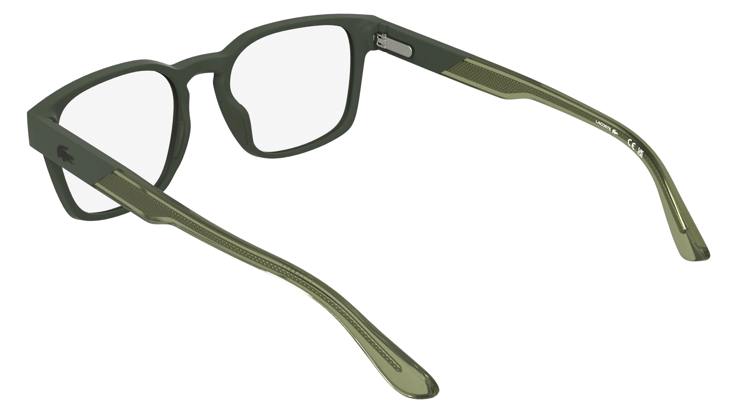 Lacoste L4010 275 Montature da vista Bio-iniettato Verde Squadrata Normale - immagine 4