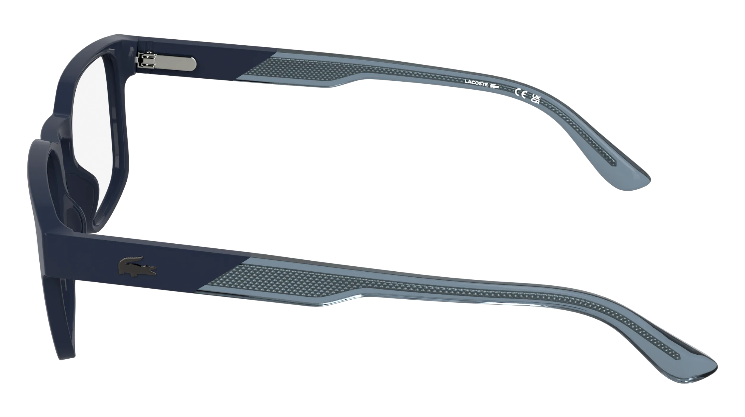 Lacoste L4010 410 Montature da vista Bio-iniettato Blu Squadrata Normale - immagine 3