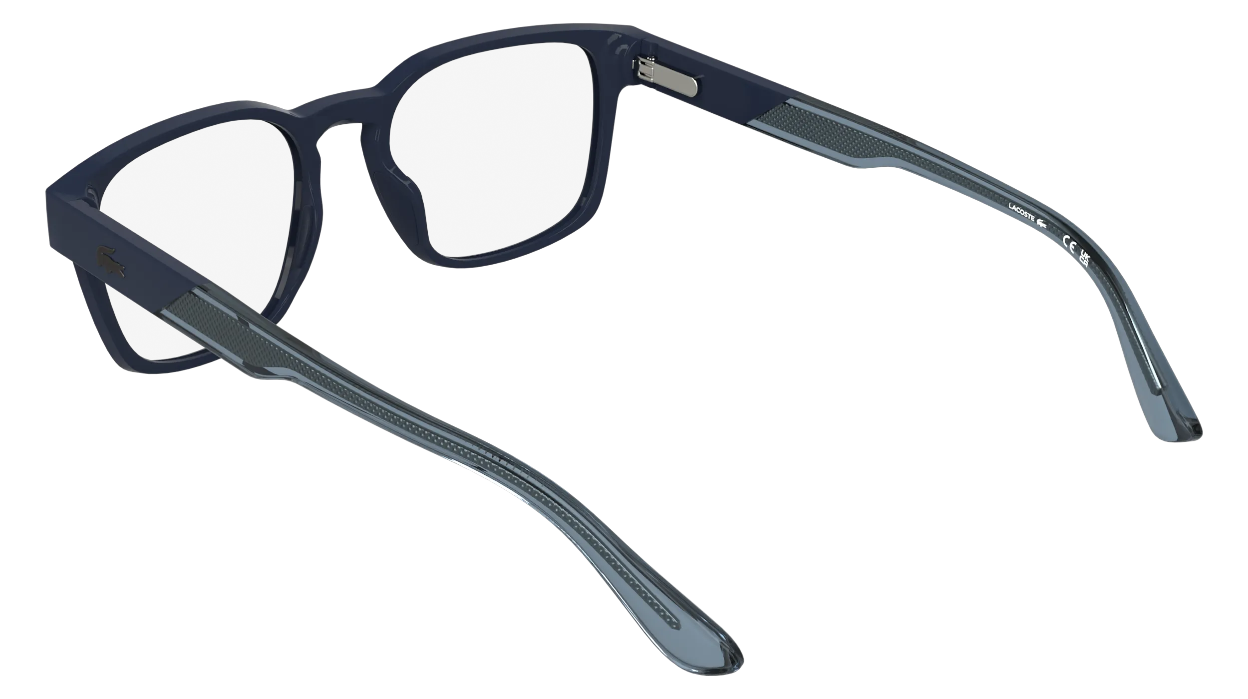 Lacoste L4010 410 Montature da vista Bio-iniettato Blu Squadrata Normale - immagine 4