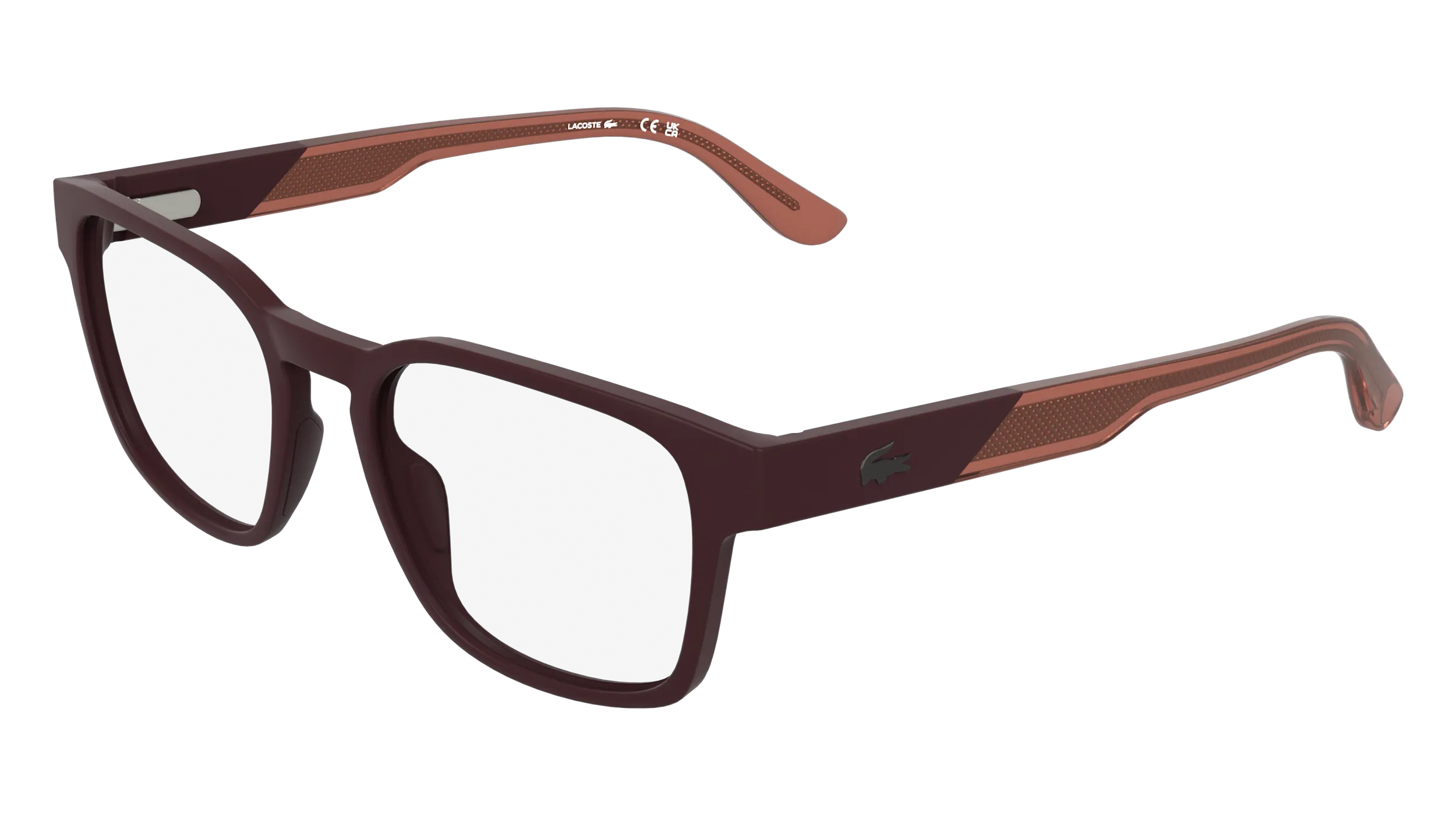 Lacoste L4010 601 Montature da vista Bio-iniettato Bordeaux Squadrata Normale - immagine 1