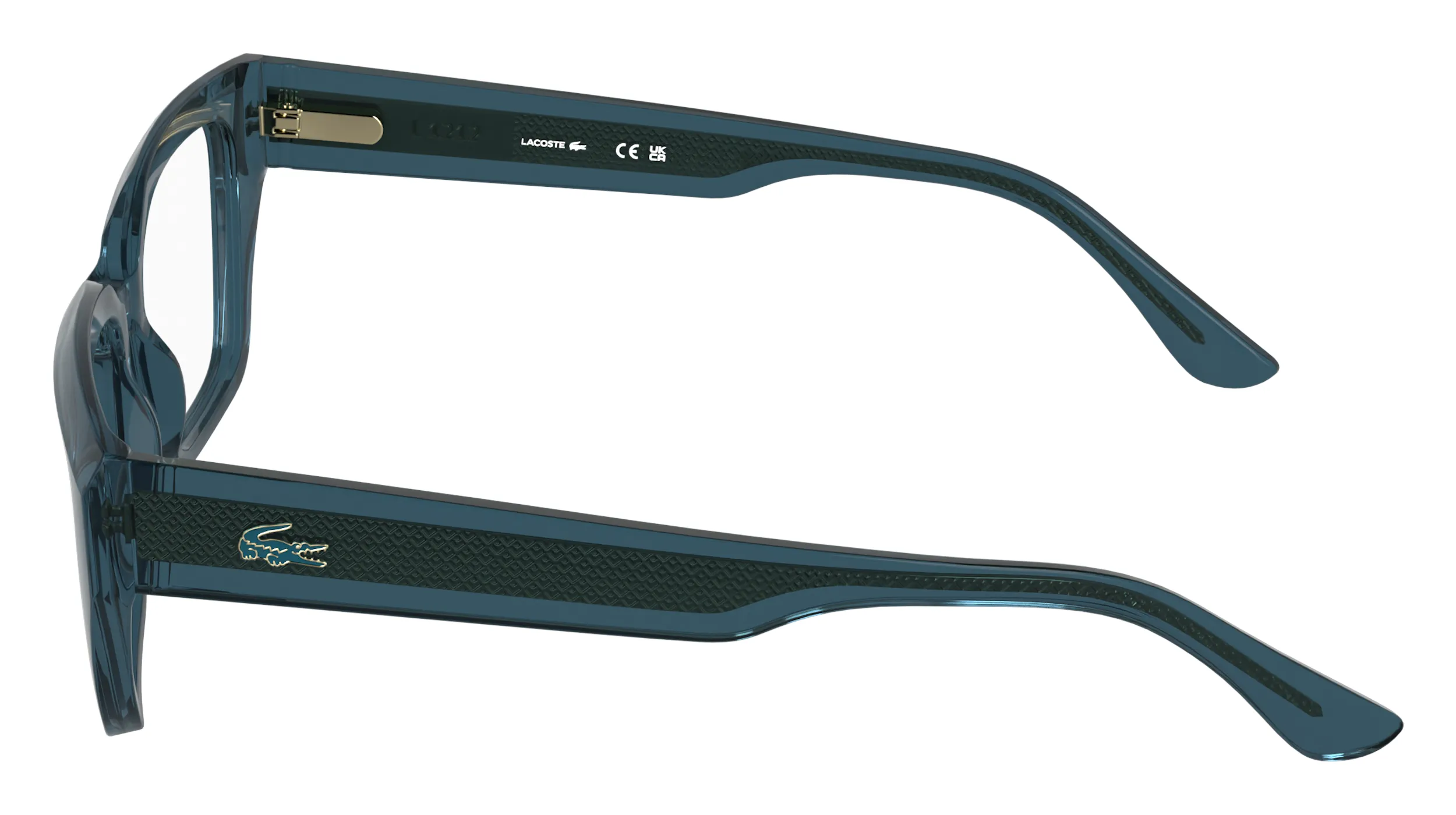 Lacoste L4014 410 Montature da vista Bio-iniettato Blu Squadrata Normale - immagine 3