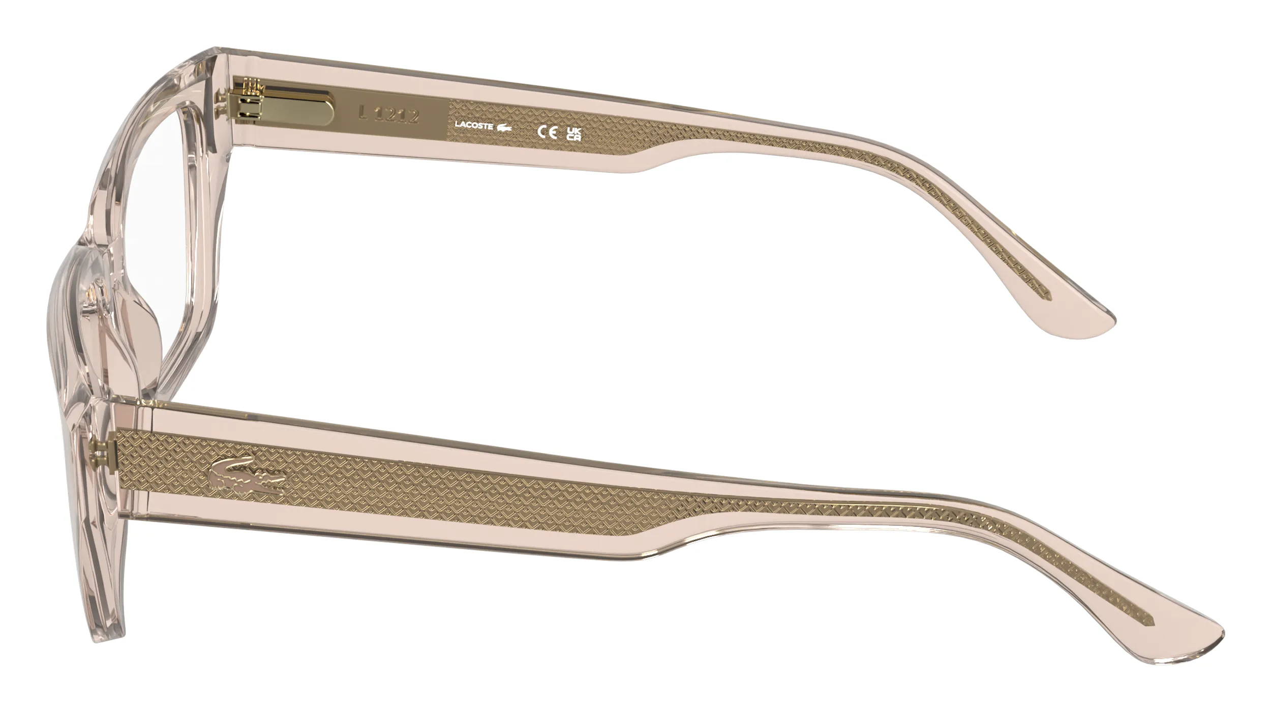 Lacoste L4014 749 Montature da vista Bio-iniettato Rosa Squadrata Normale - immagine 3