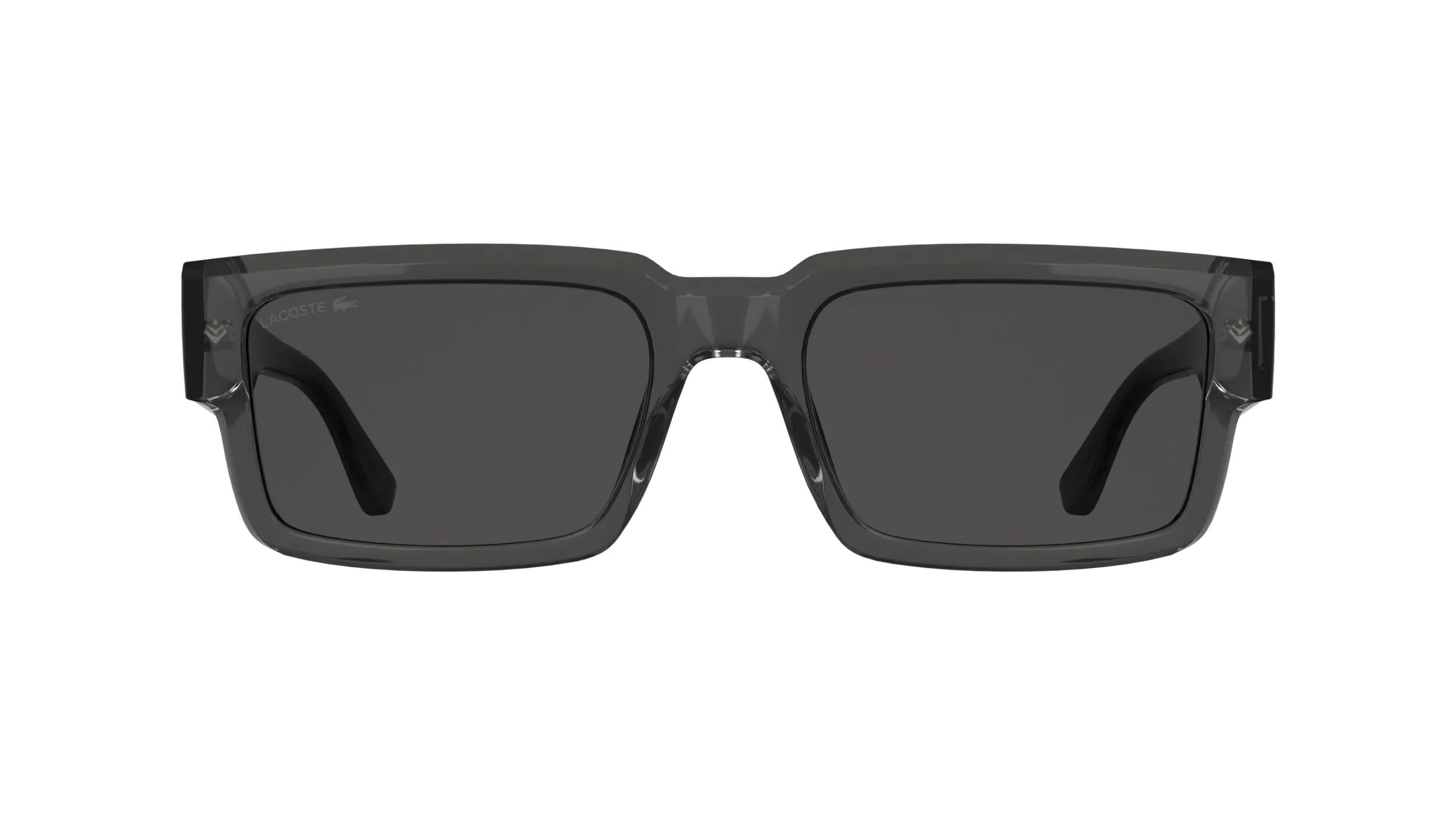 Lacoste L6082S 035 Occhiali da sole Bio-iniettato Grigio Grigio Squadrata Normale - immagine 2