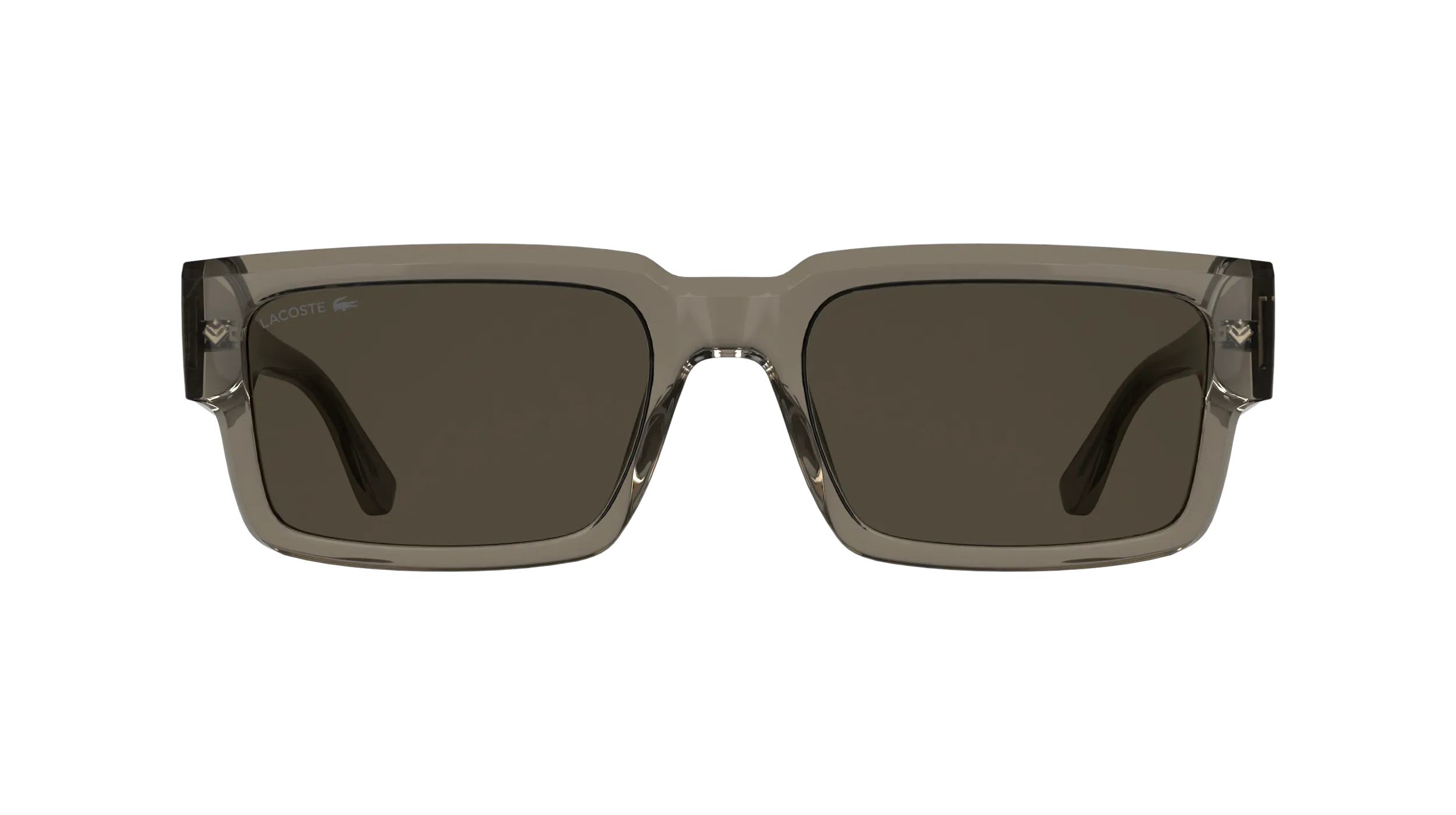 Lacoste L6082S 200 Occhiali da sole Bio-iniettato Marrone Marrone Squadrata Normale - immagine 2