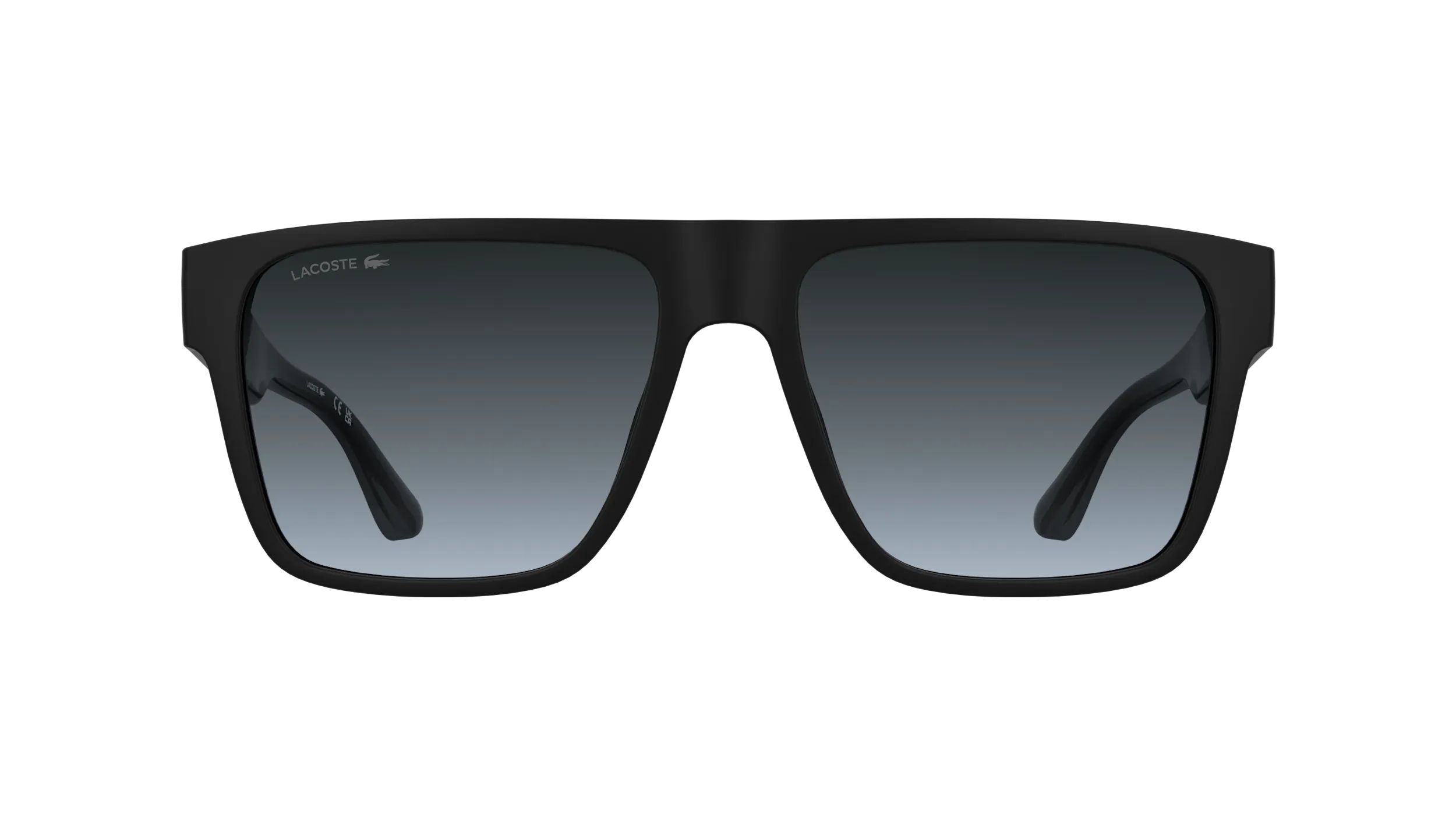 Lacoste L6085S 002 Occhiali da sole Bio-iniettato Nero Squadrata Normale - immagine 2