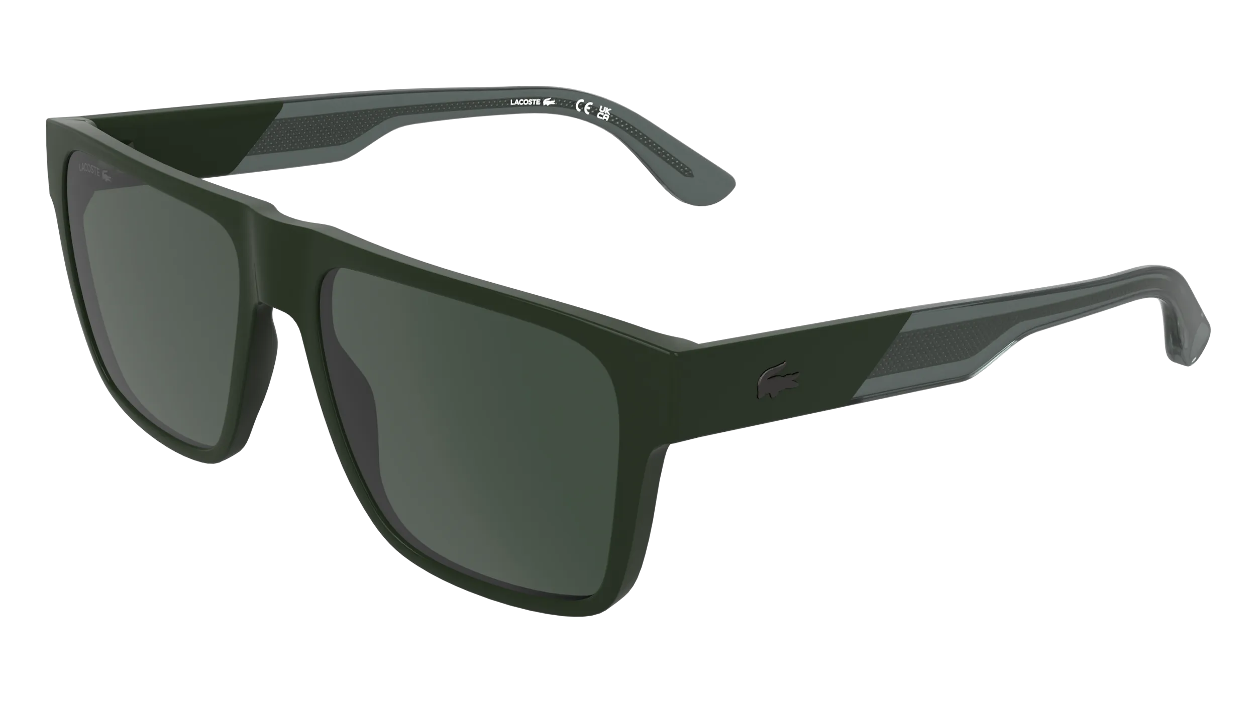 Lacoste L6085S 275 Occhiali da sole Bio-iniettato Verde Verde Squadrata Normale - immagine 1