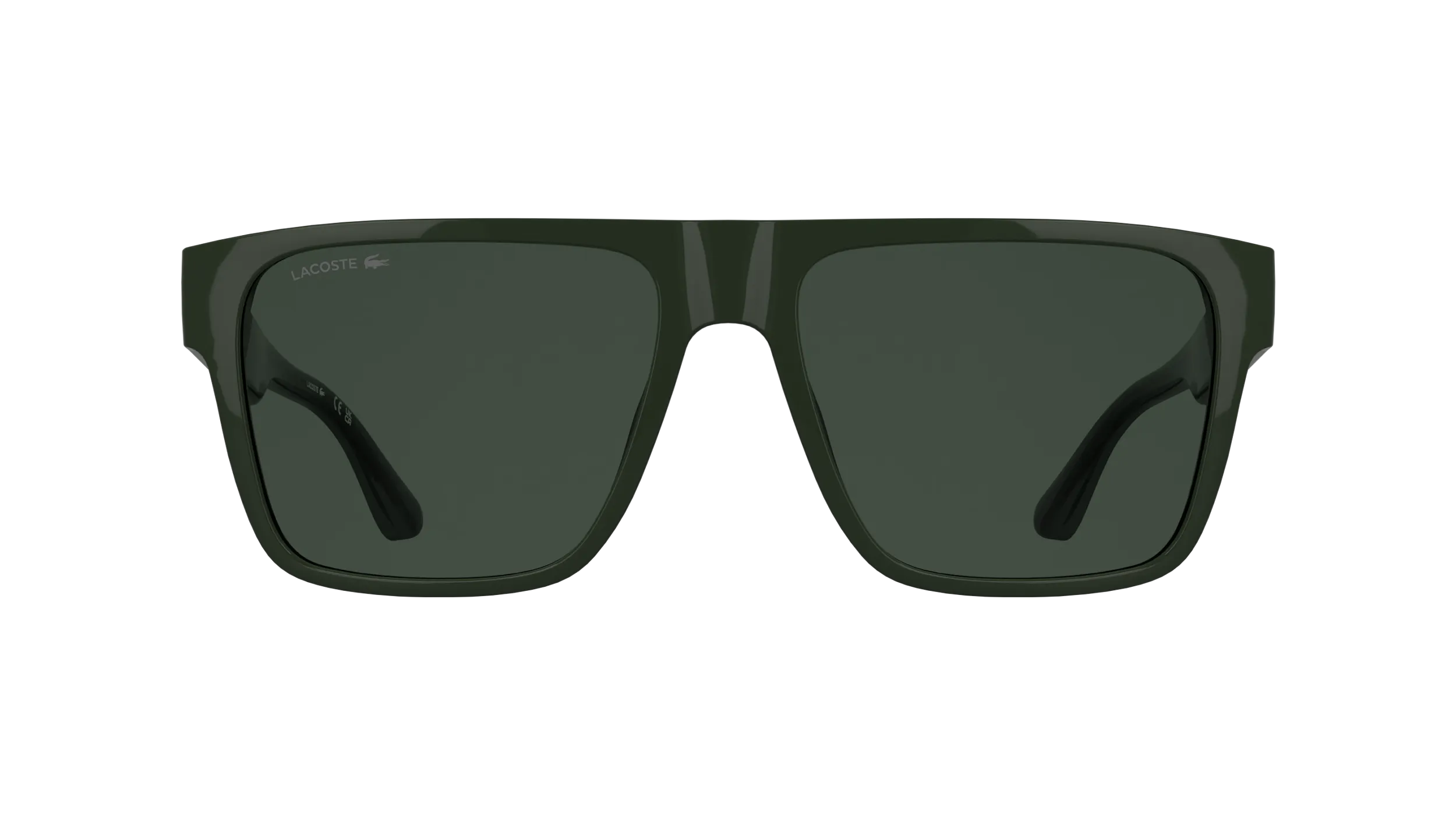 Lacoste L6085S 275 Occhiali da sole Bio-iniettato Verde Verde Squadrata Normale - immagine 2