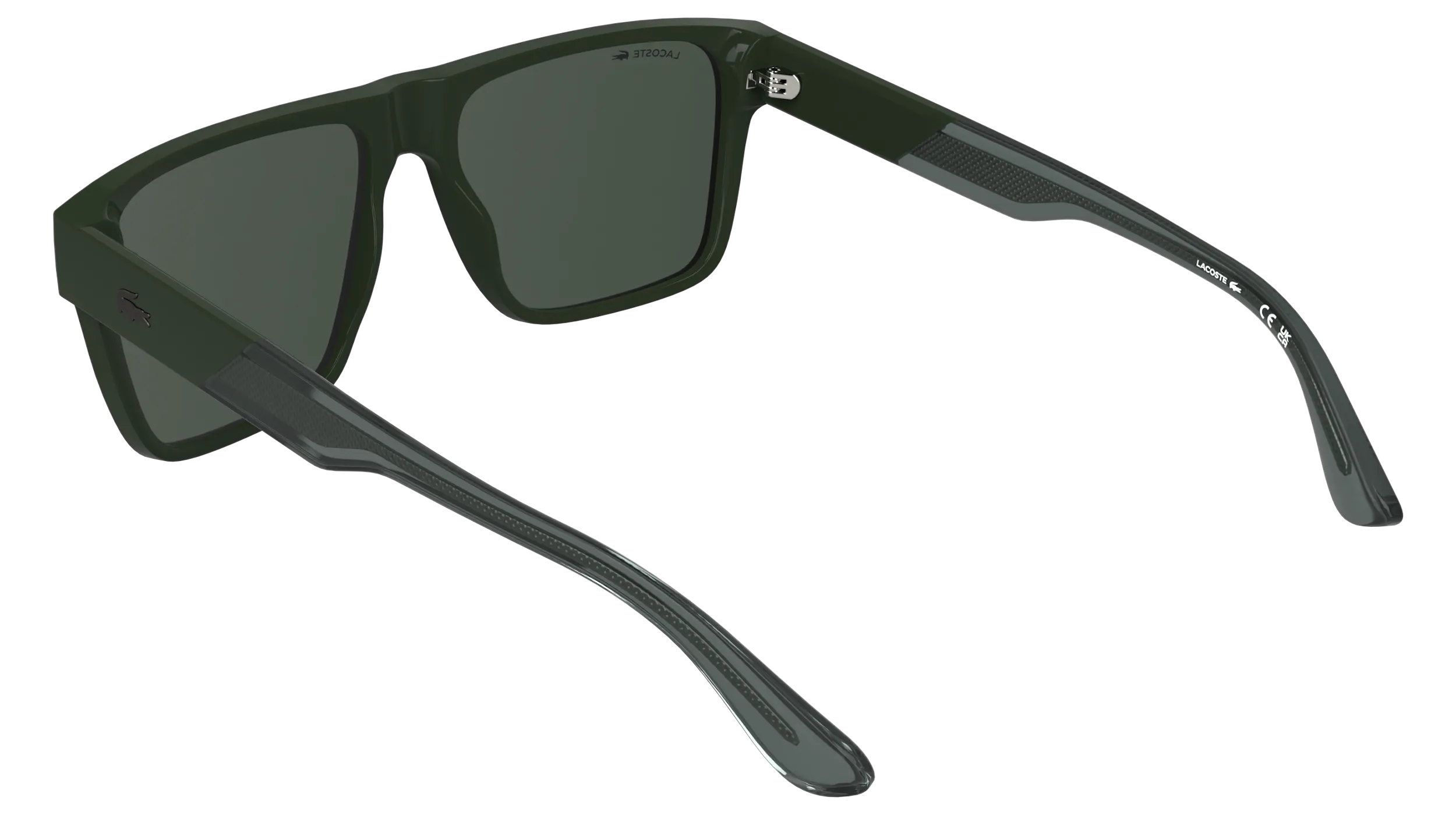 Lacoste L6085S 275 Occhiali da sole Bio-iniettato Verde Verde Squadrata Normale - immagine 4