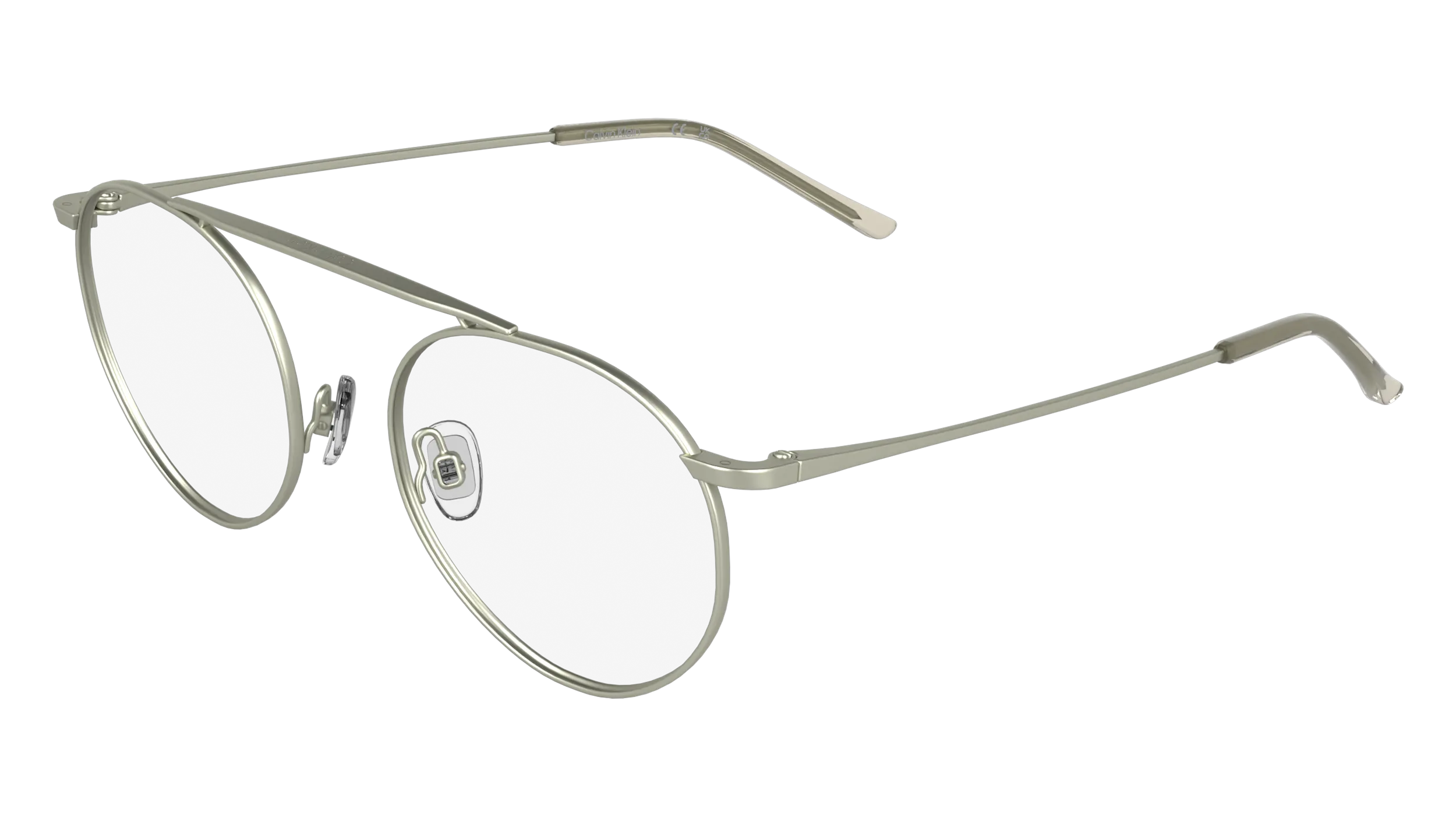 Calvin Klein CK26105T 716 Montature da vista Titanio Oro Rotonda Normale - immagine 1