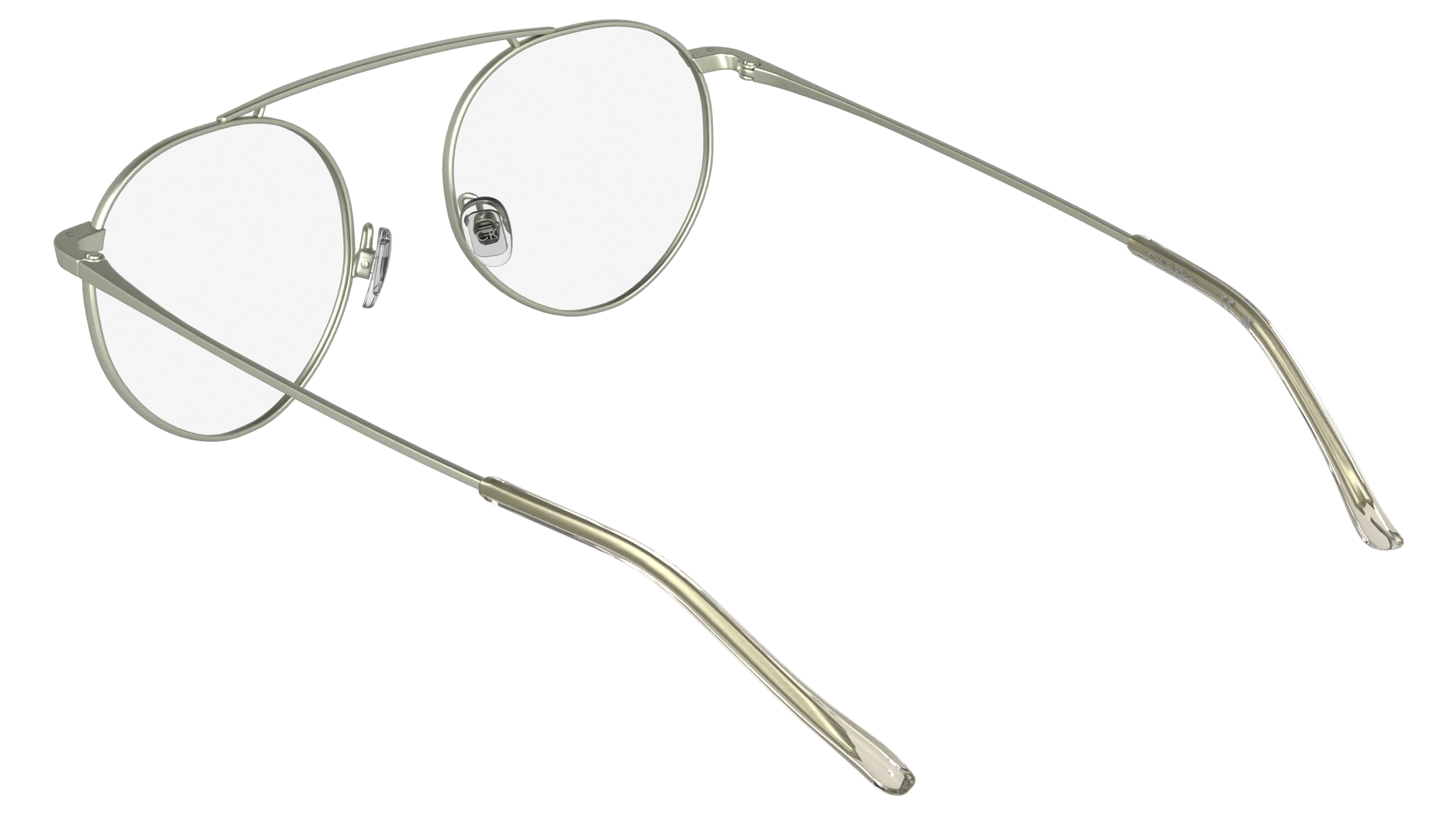 Calvin Klein CK26105T 716 Montature da vista Titanio Oro Rotonda Normale - immagine 4