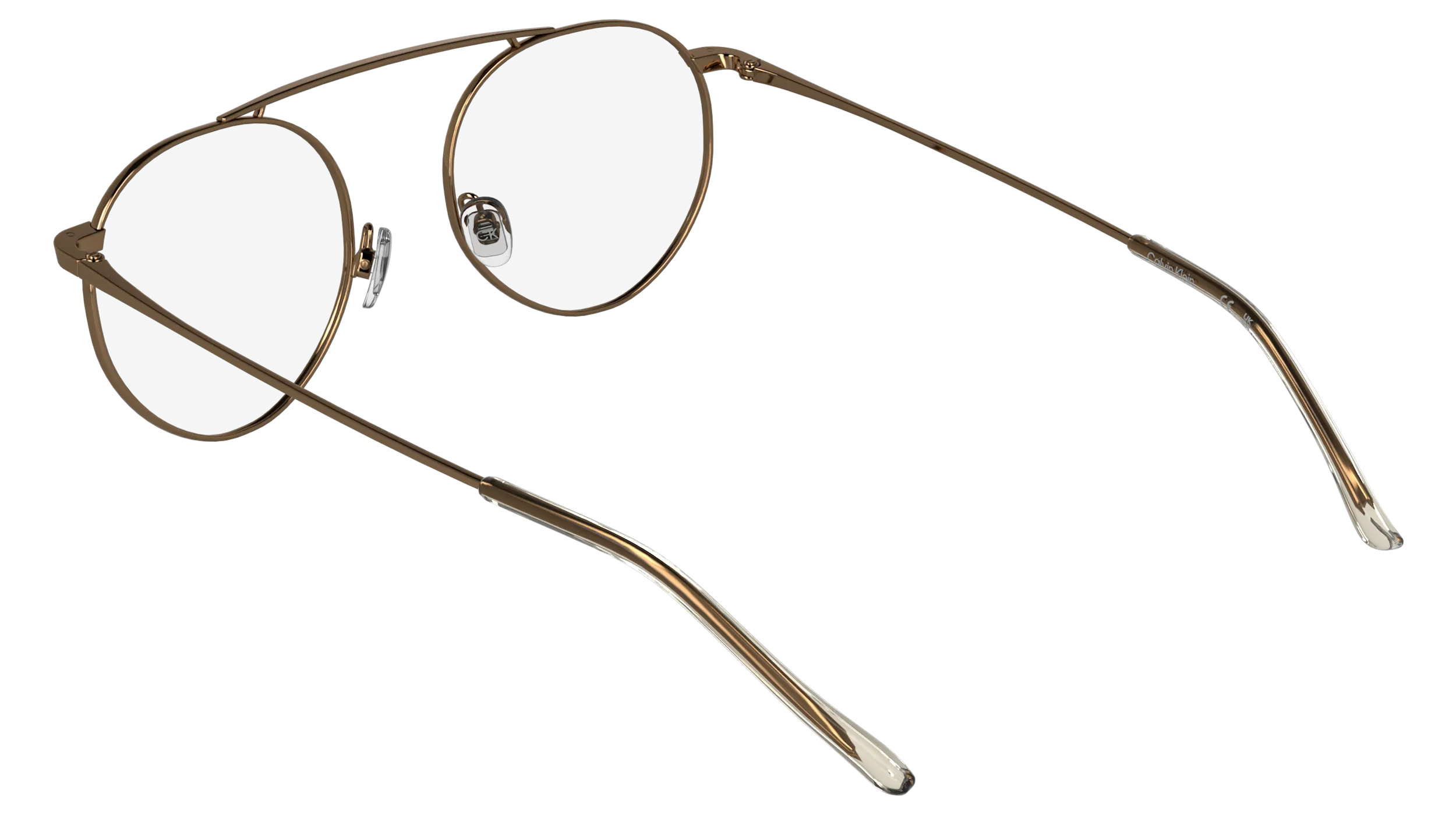 Calvin Klein CK26105T 771 Montature da vista Titanio Oro Rotonda Normale - immagine 4