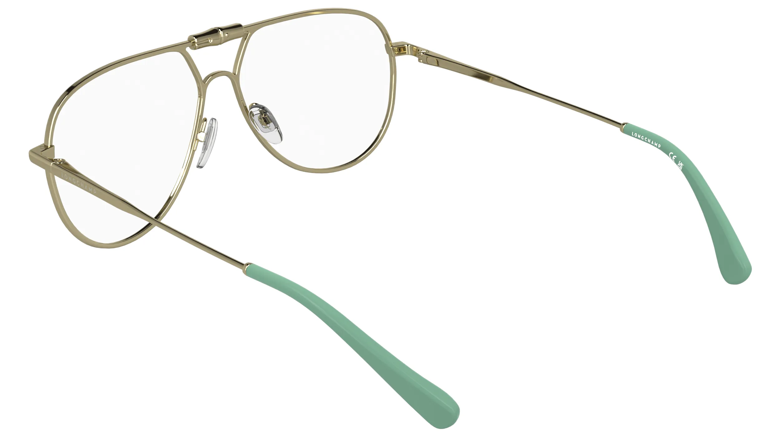 LONGCHAMP LO2187 714 Montature da vista Metallo Oro Pilot Normale - immagine 4