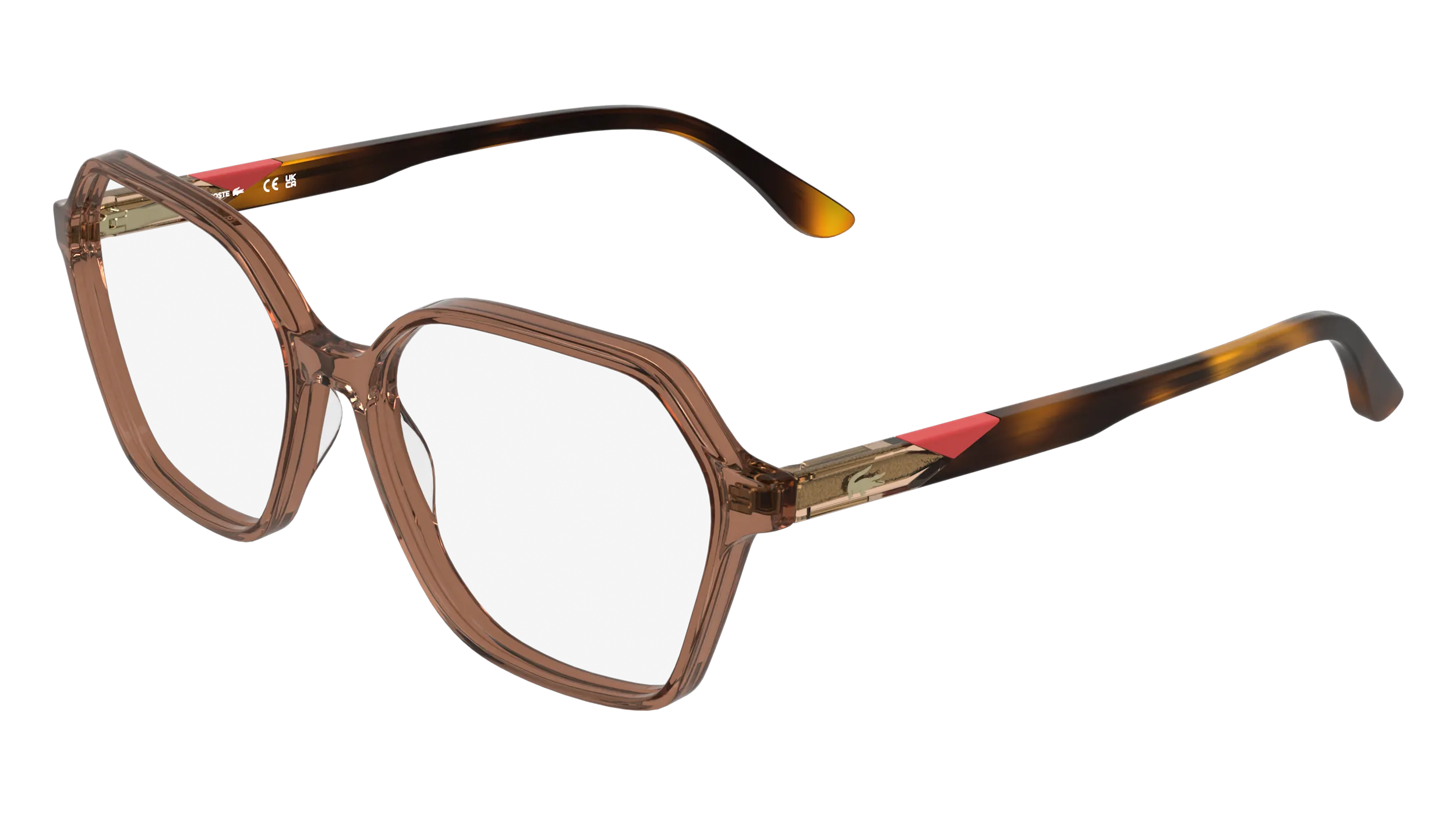 Lacoste L2988 210 Montature da vista Acetato Marrone Squadrata Normale - immagine 1