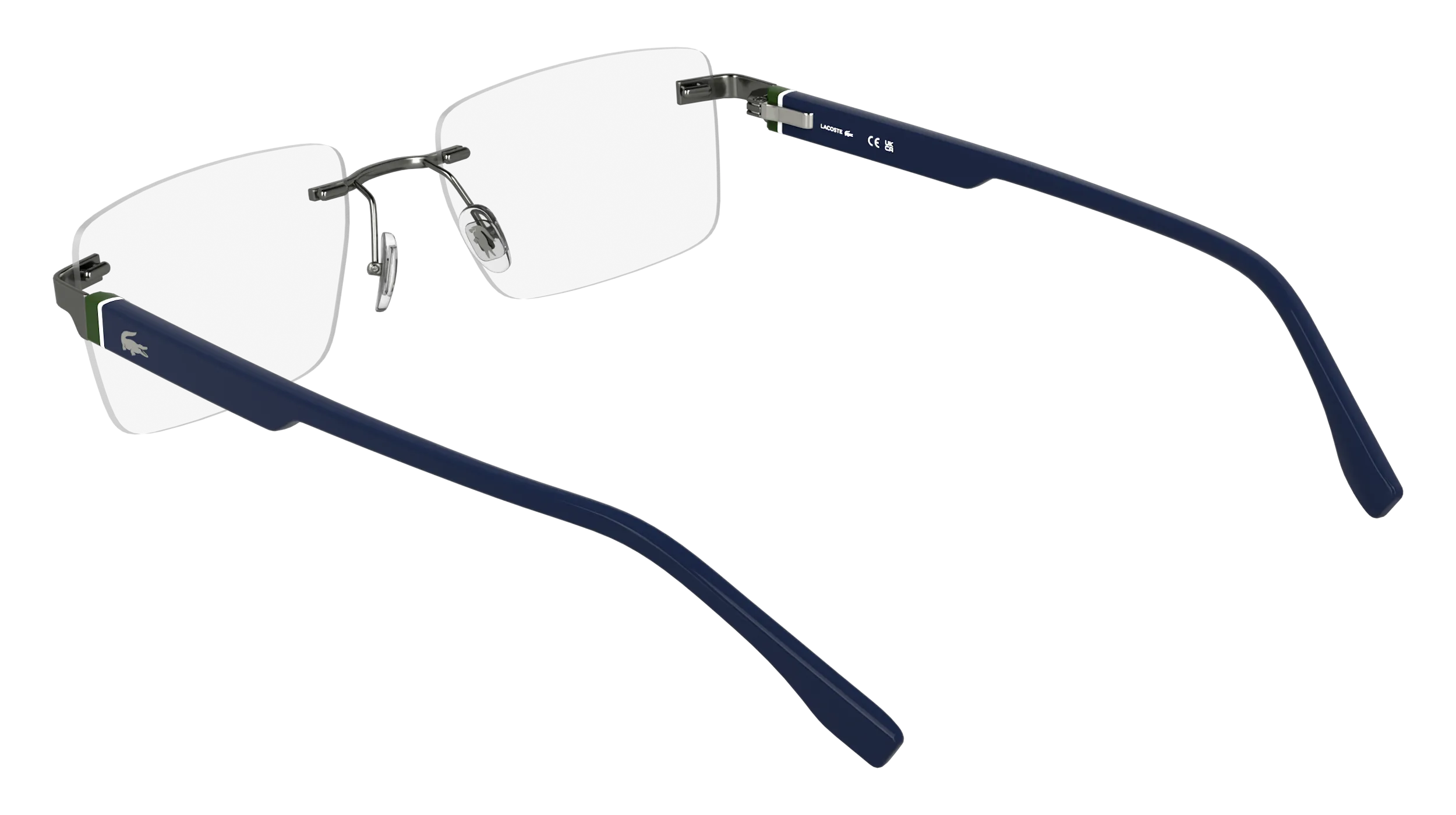Lacoste 035 Montature da vista Metallo Canna di fucile Squadrata Normale - immagine 4