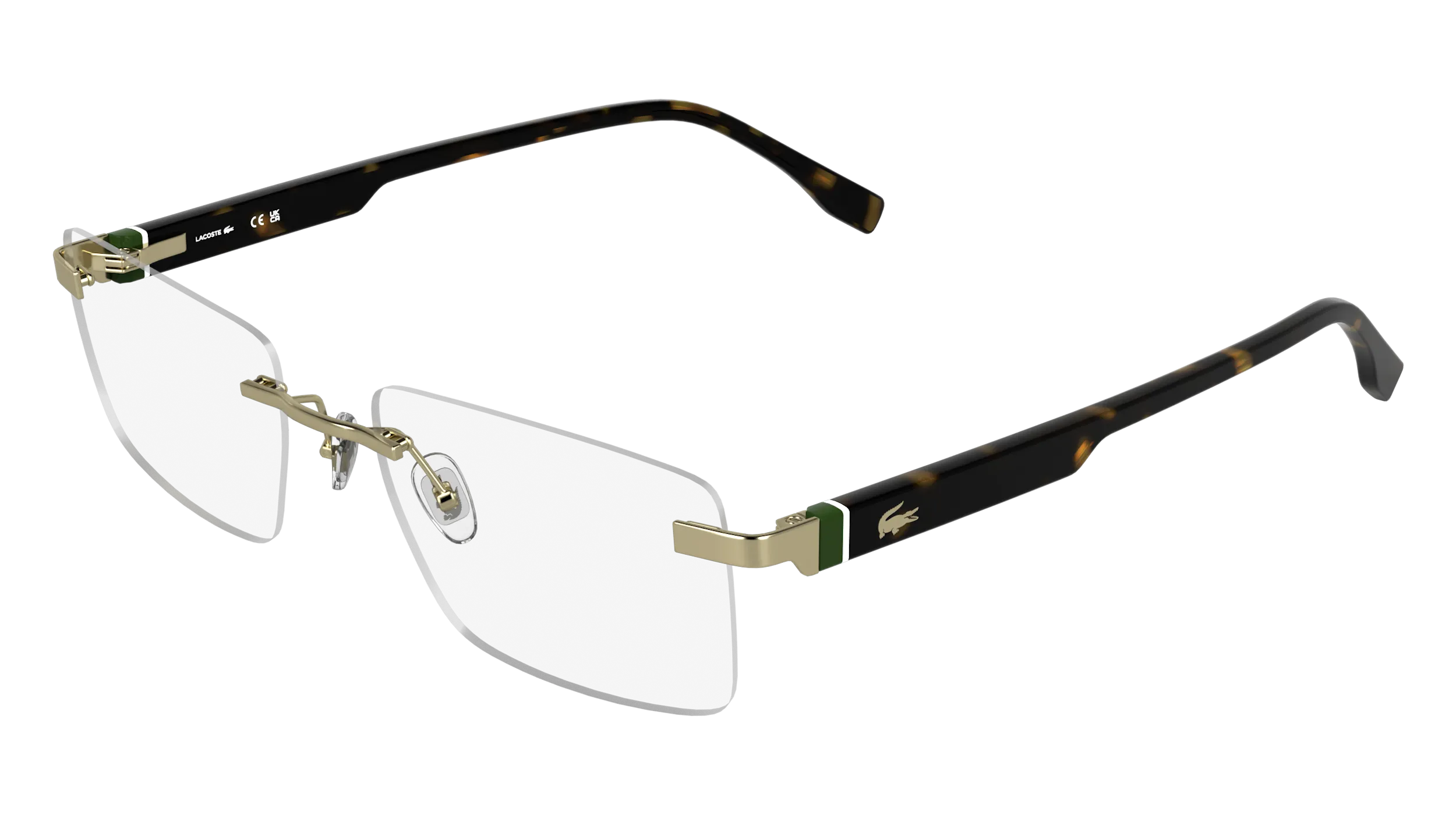 Lacoste L2320 714 Montature da vista Metallo Oro Squadrata Normale - immagine 1