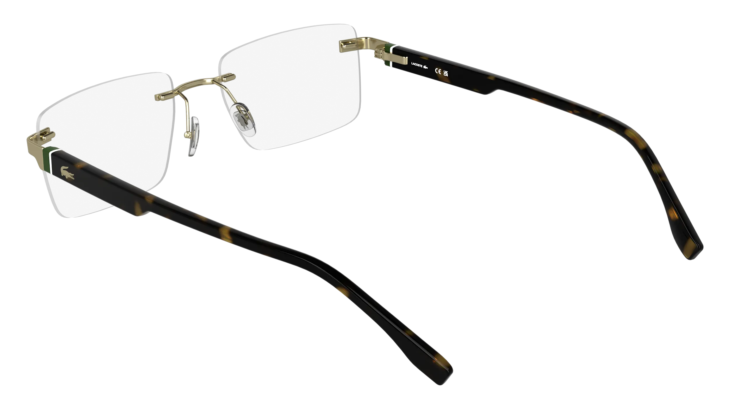 Lacoste L2320 714 Montature da vista Metallo Oro Squadrata Normale - immagine 4