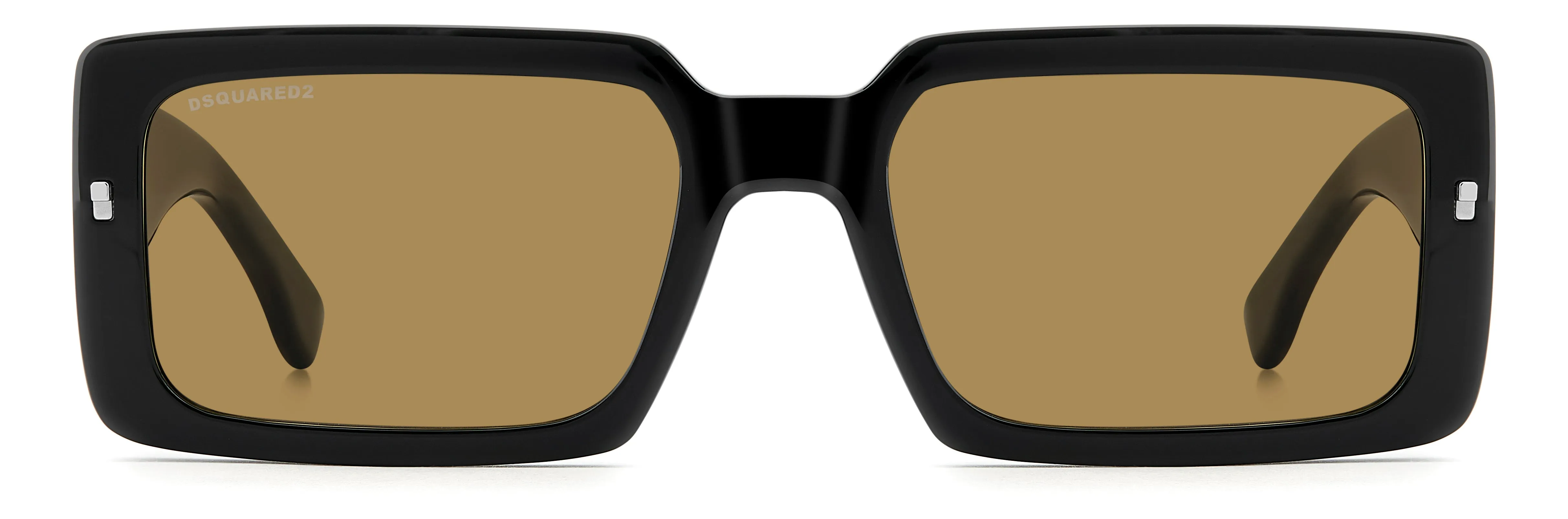 Dsquared2 ICON 0029/S 71C/70 Occhiali da sole Acetato Nero Marrone Squadrata Normale - immagine 2