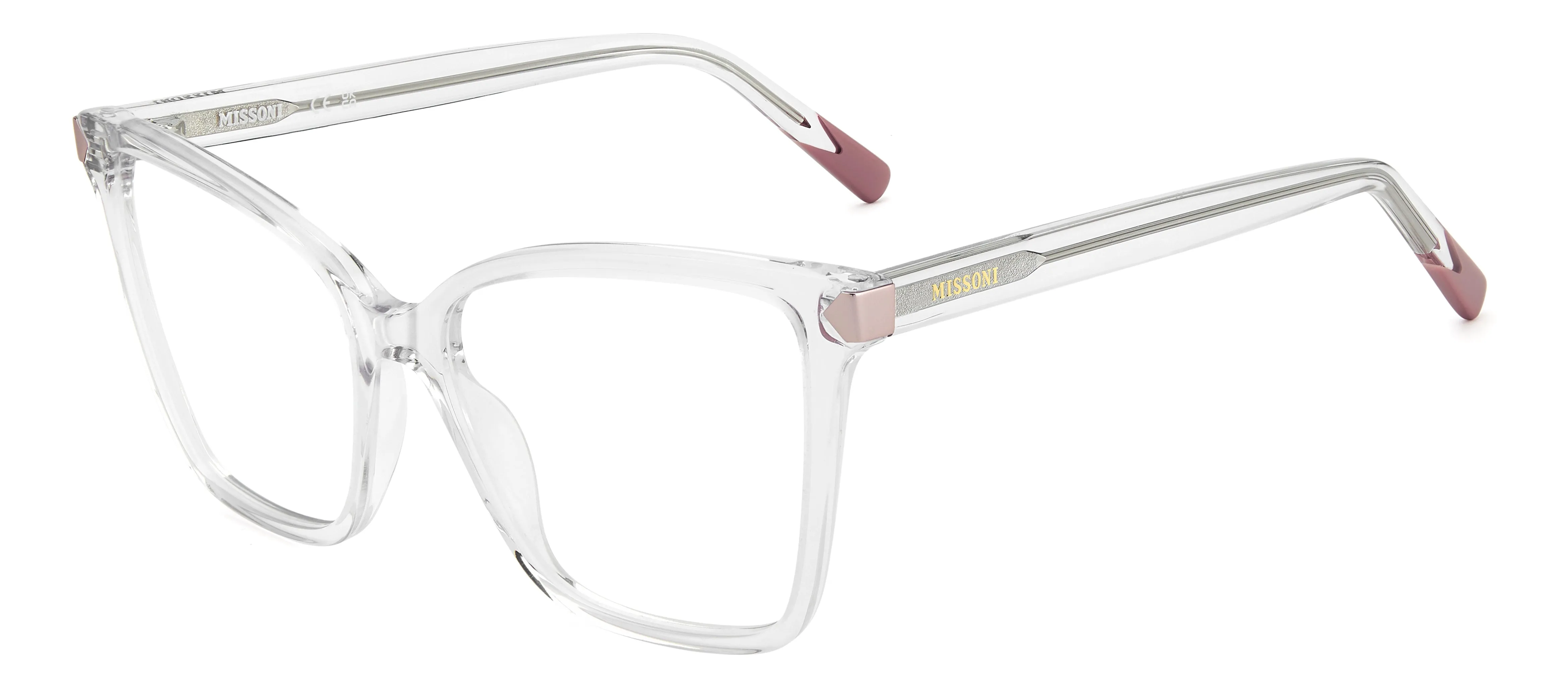 Missoni MIS 0286 900 Montature da vista Acetato Trasparente Cat Eye Normale - immagine 1