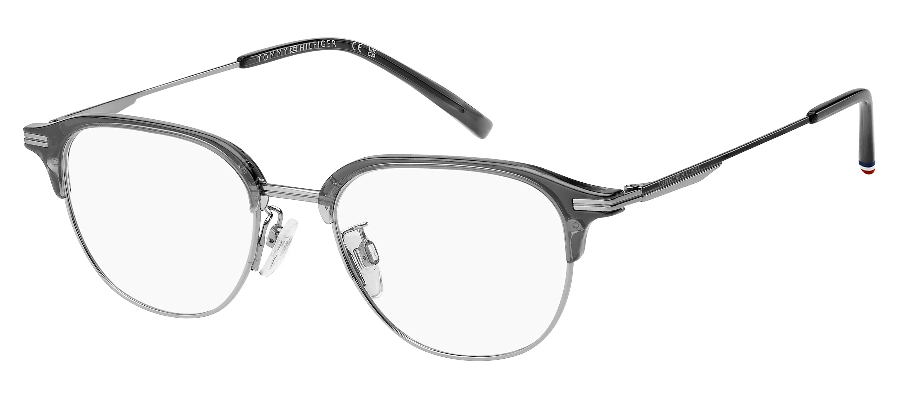 Tommy Hilfiger TH 2365/F 9RQ Montature da vista Metallo Grigio Squadrata Normale - immagine 1