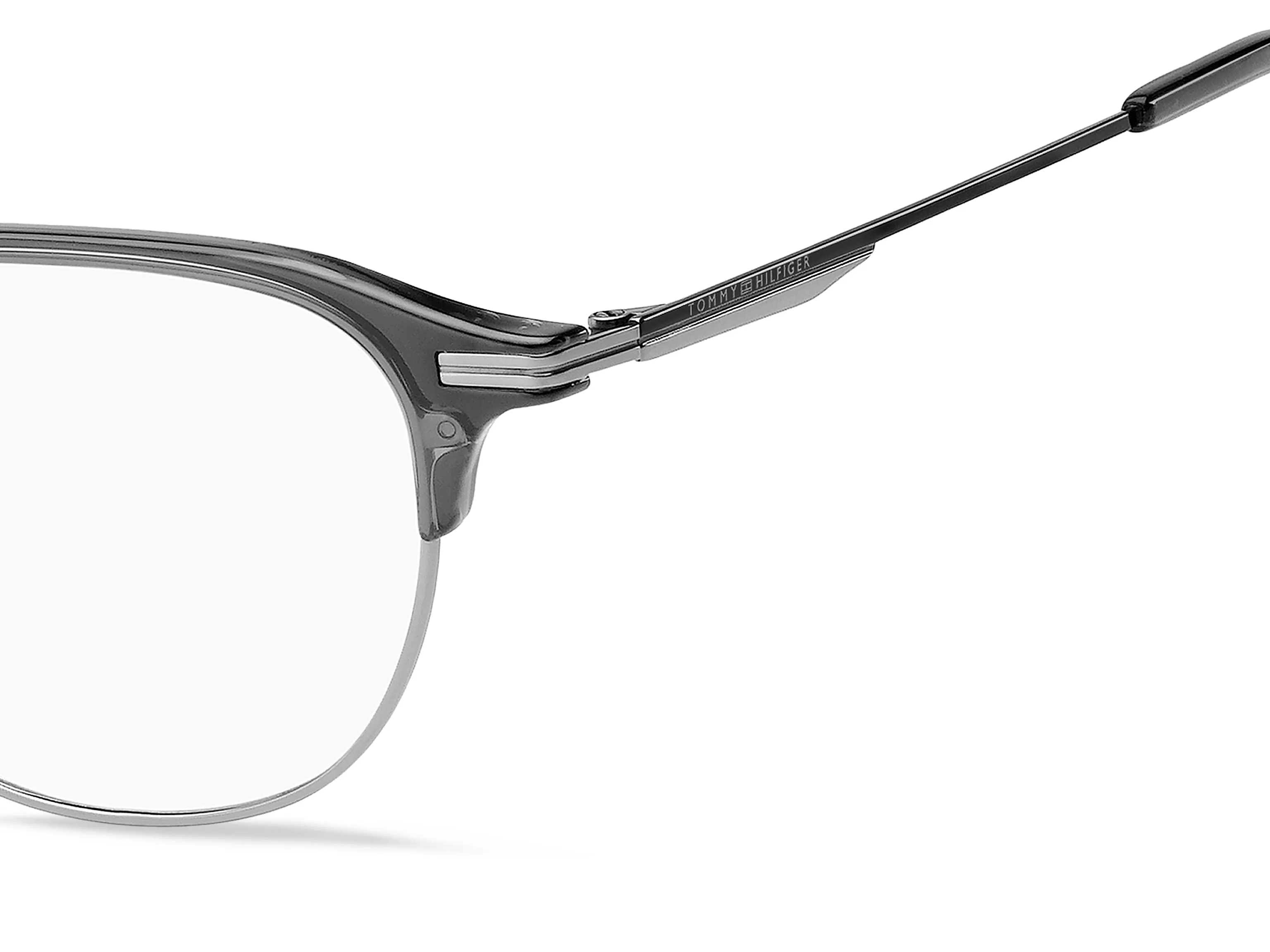 Tommy Hilfiger TH 2365/F 9RQ Montature da vista Metallo Grigio Squadrata Normale - immagine 3