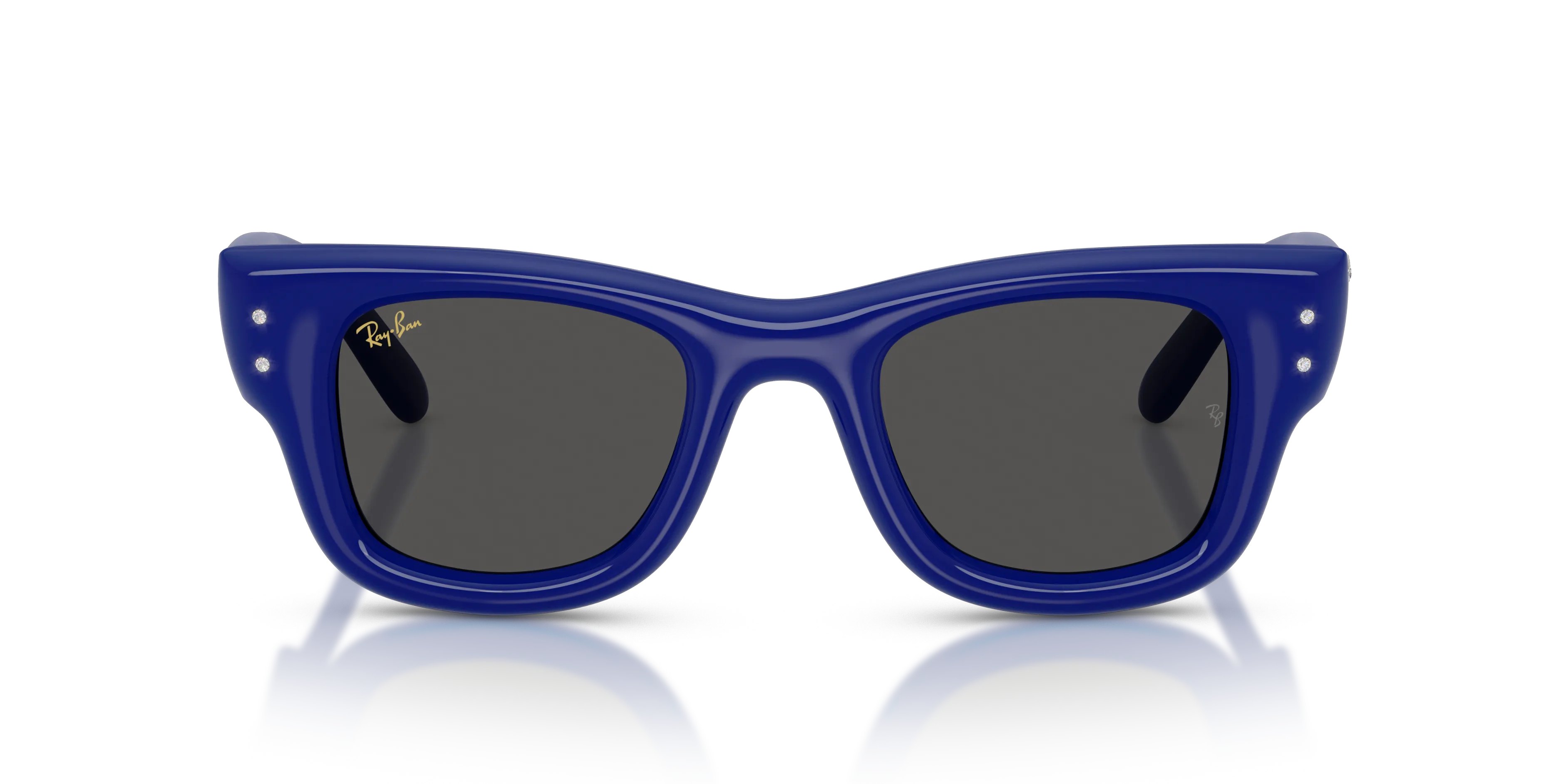 Ray - Ban RB4940B WAYFARER PUFFER 686087 Occhiali da sole Nylon Blu Squadrata Normale - immagine 3