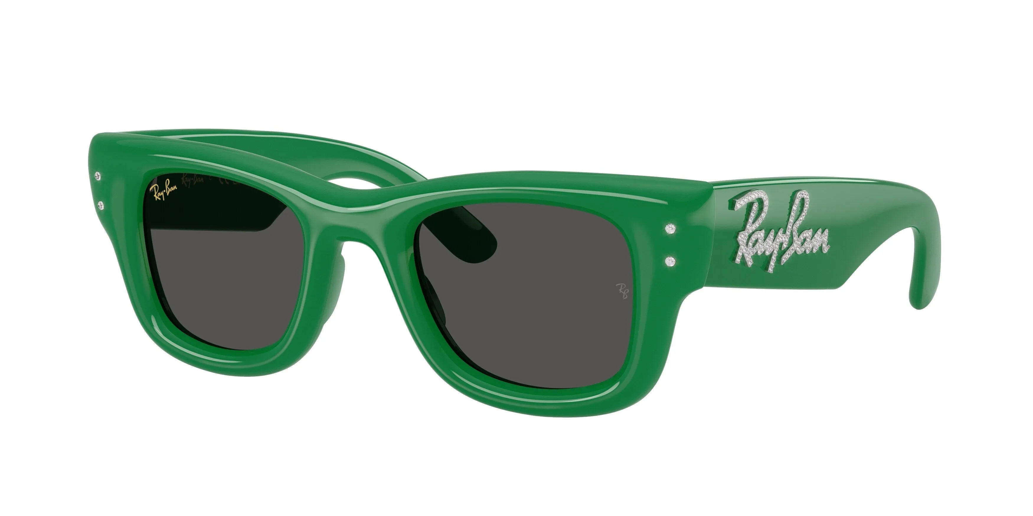 Ray - Ban RB4940B WAYFARER PUFFER 685987 Occhiali da sole Nylon Verde Squadrata Normale - immagine 1