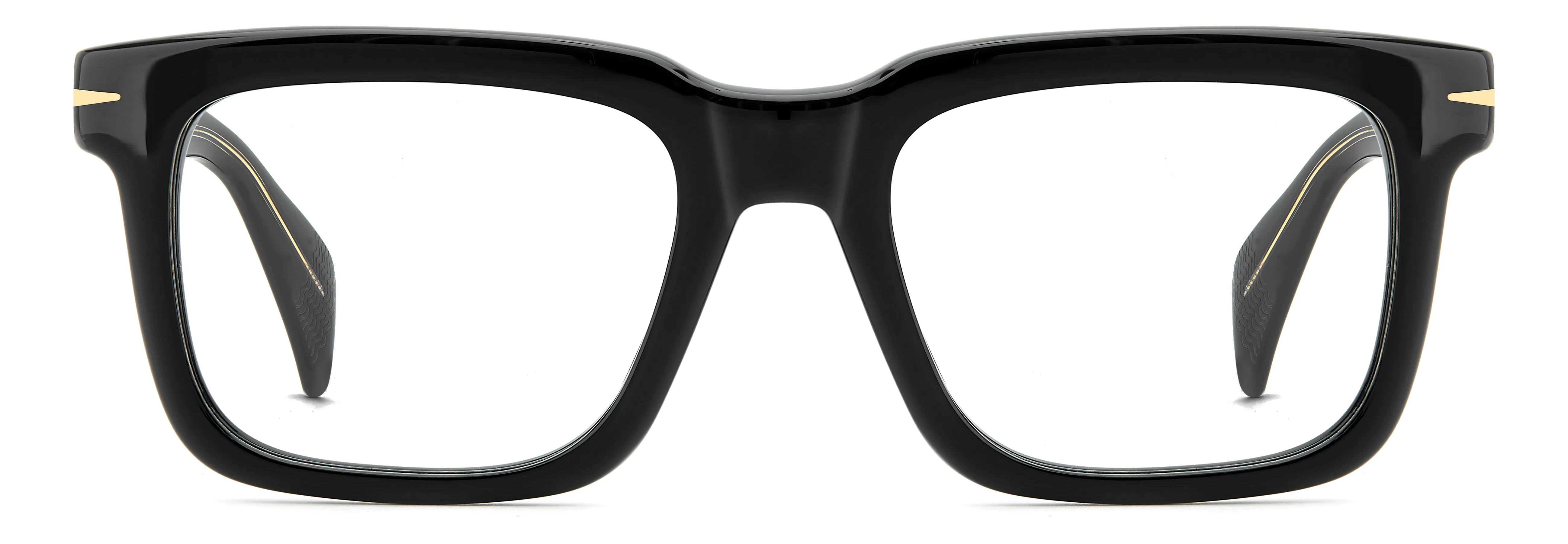 DAVID BECKHAM DB 1237 807 Montature da vista Acetato Nero Squadrata Normale - immagine 2