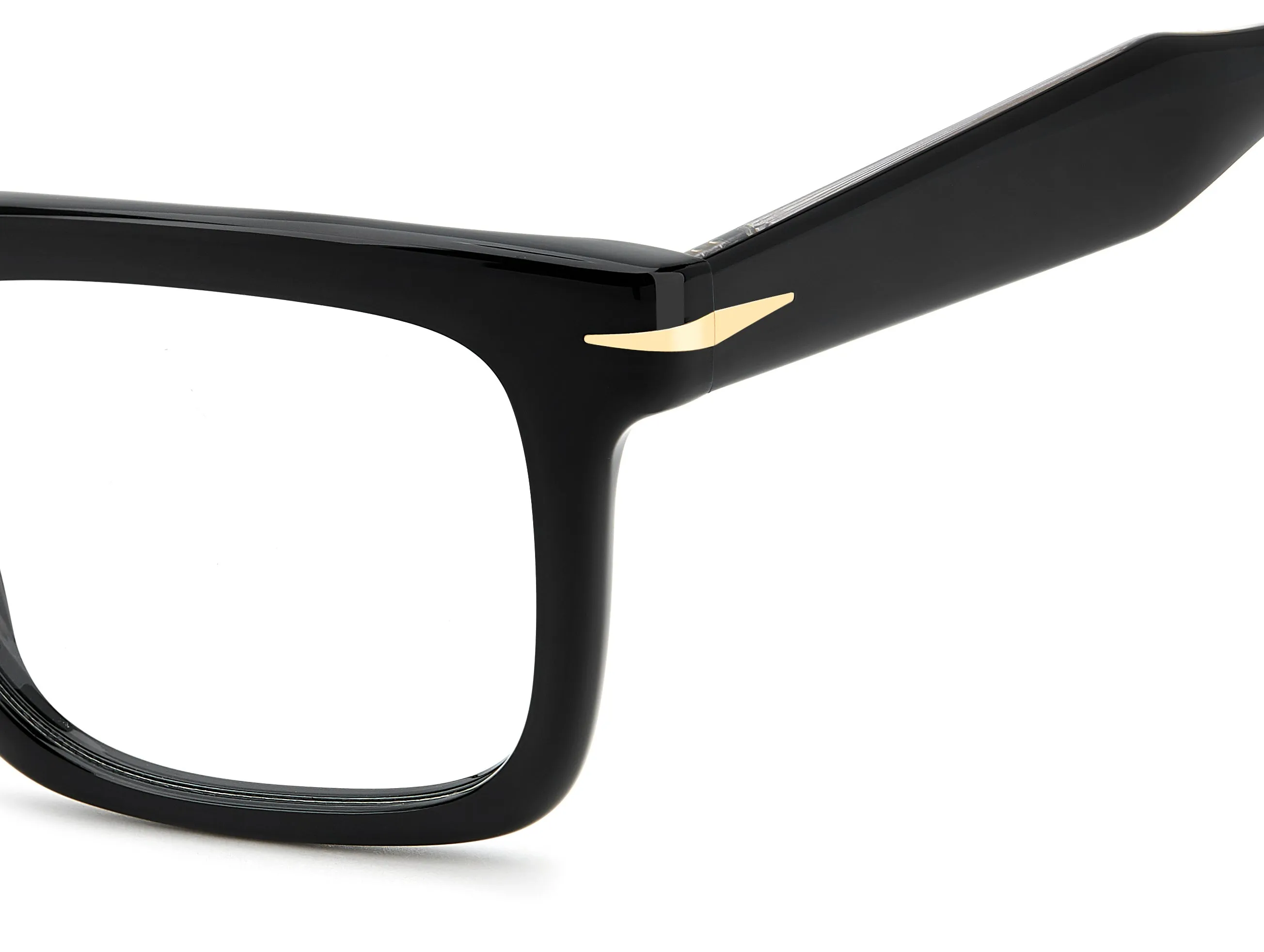 DAVID BECKHAM DB 1237 807 Montature da vista Acetato Nero Squadrata Normale - immagine 3