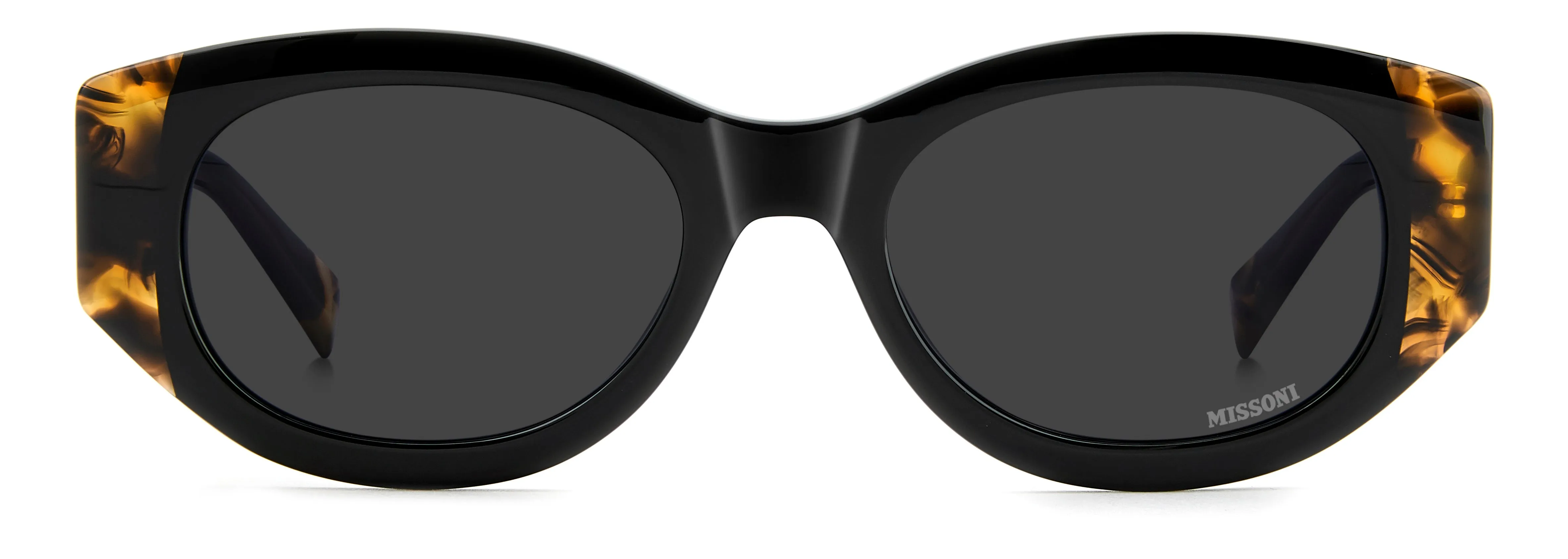 Missoni MIS 0272/S WR7/IR Occhiali da sole Acetato Nero Grigio Rotonda Normale - immagine 2