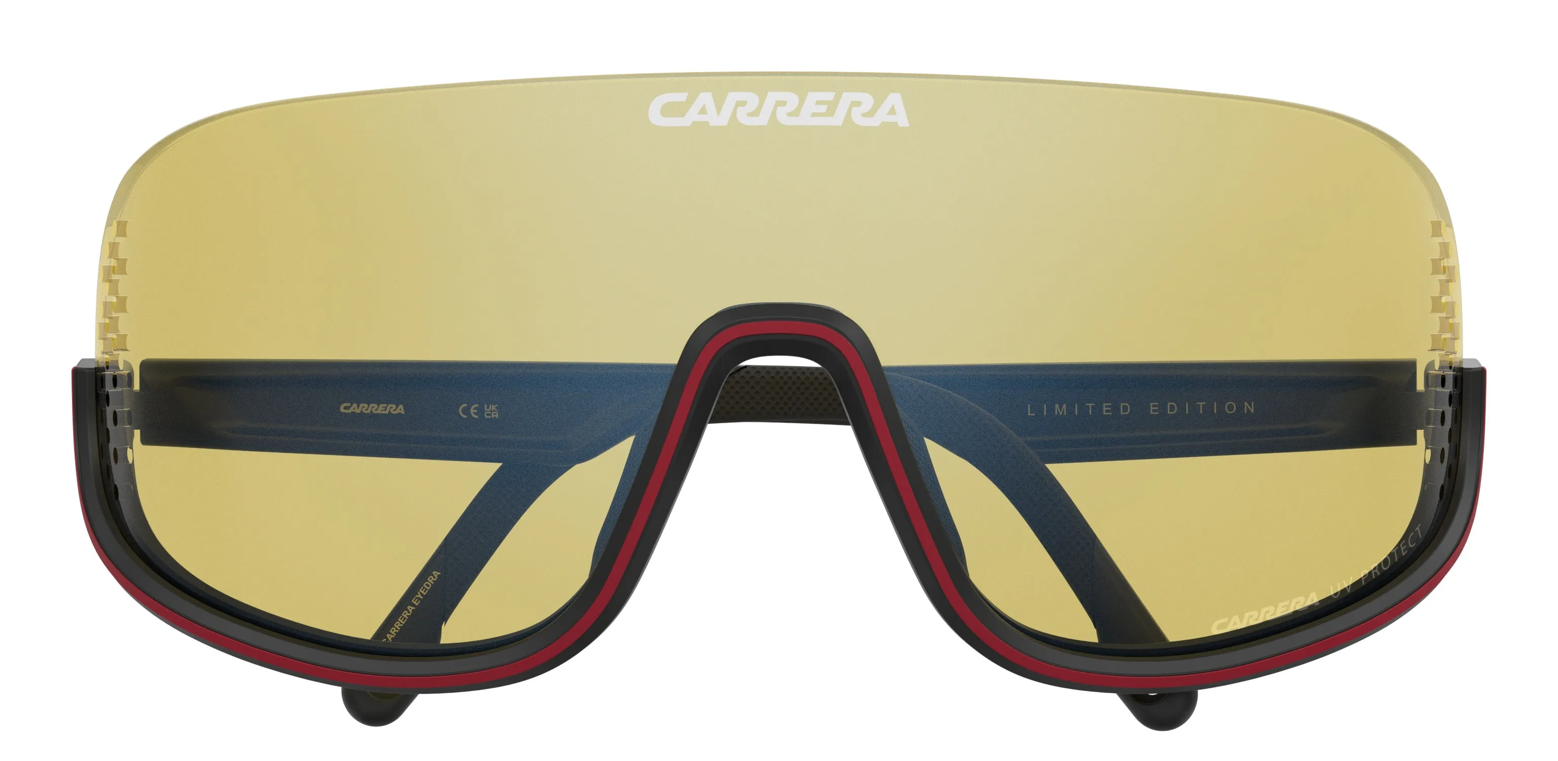 Carrera CARRERA EYEDRA BLX/HW Occhiali da sole Polyamide Nero Giallo Maschera Normale - immagine 2